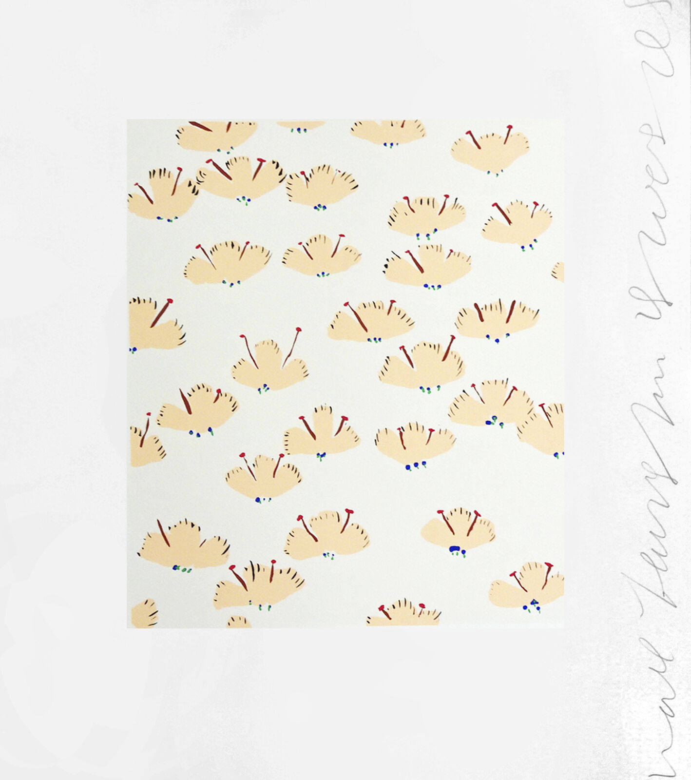 Wall Flowers by Donald Sultan, 2008