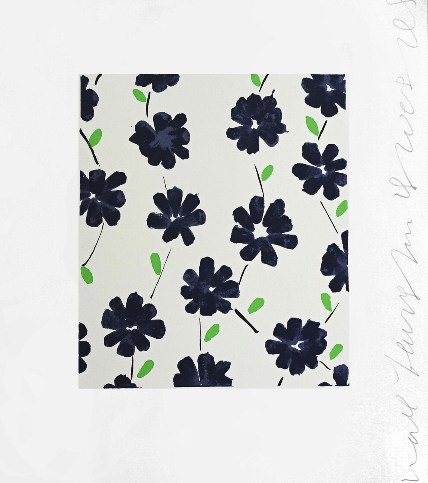 Wall Flowers by Donald Sultan, 2008