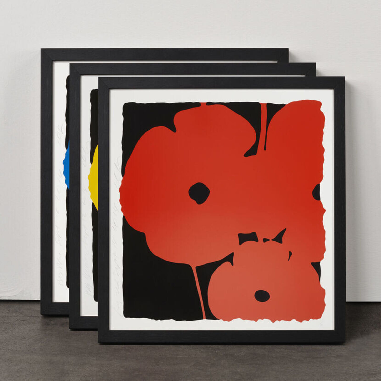 Artwork by Donald Sultan, Big Poppies (portfolio), Made of Silkscreen 
