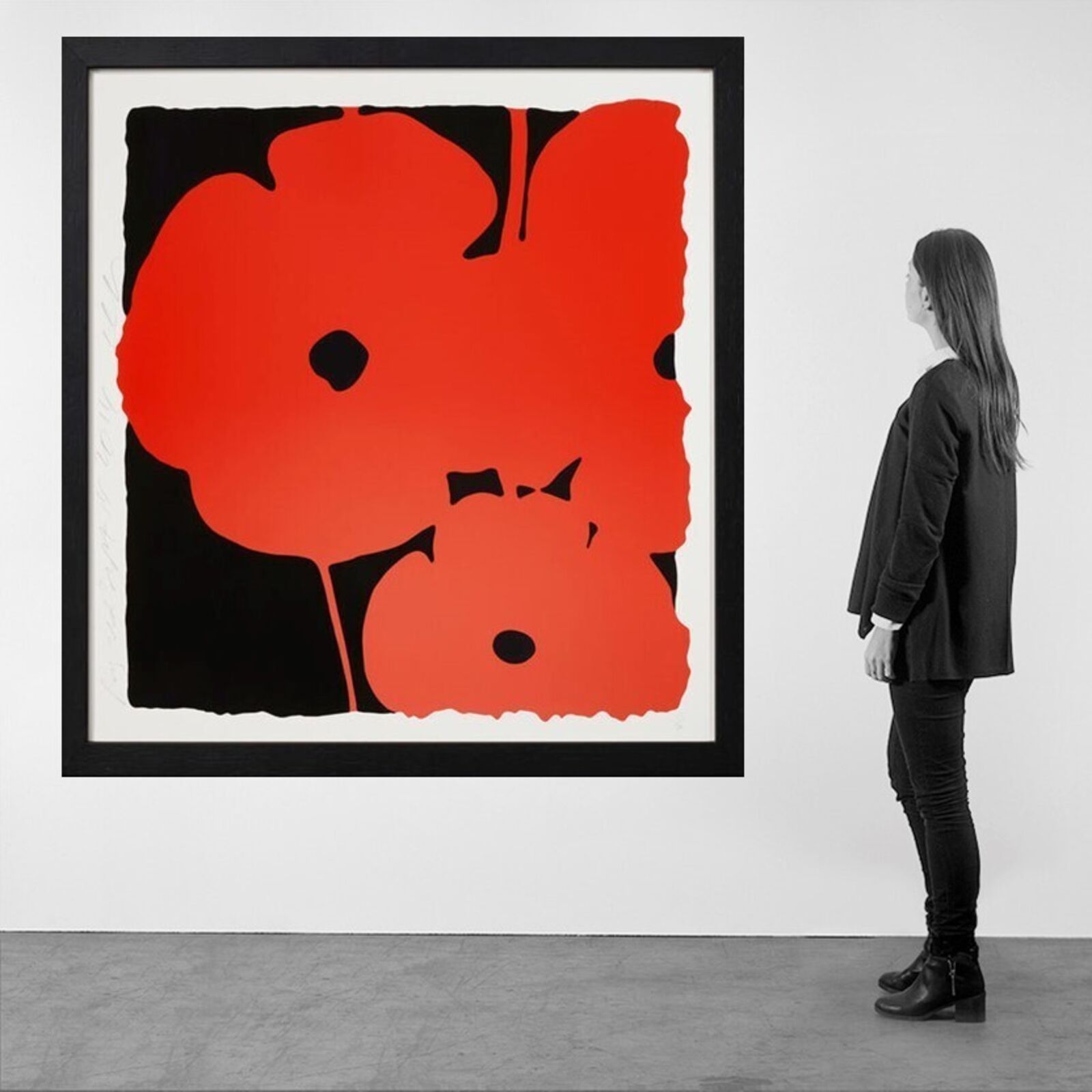 Artwork by Donald Sultan, Big Poppies (portfolio), Made of Silkscreen 
