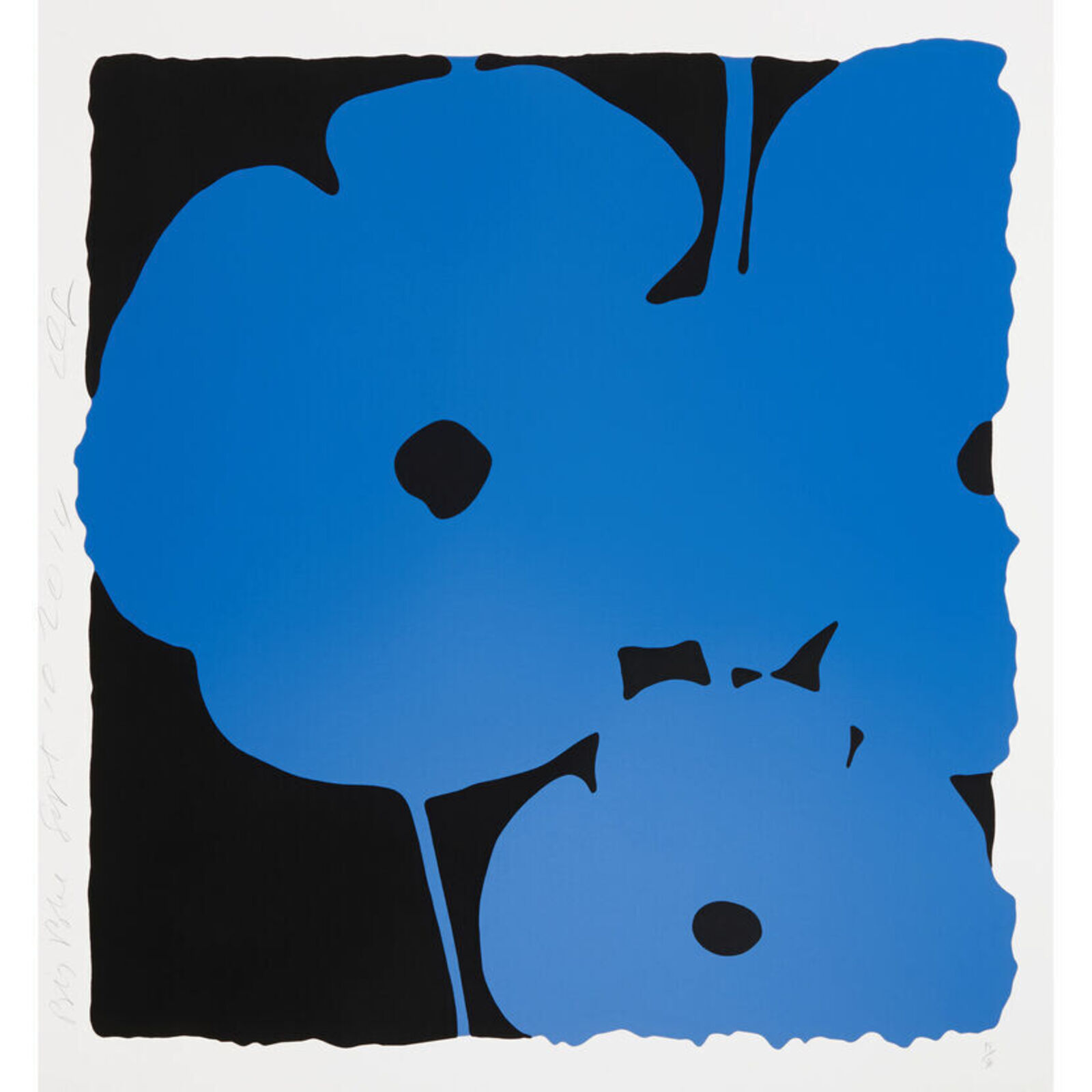 Artwork by Donald Sultan, Big Poppies (portfolio), Made of Silkscreen 