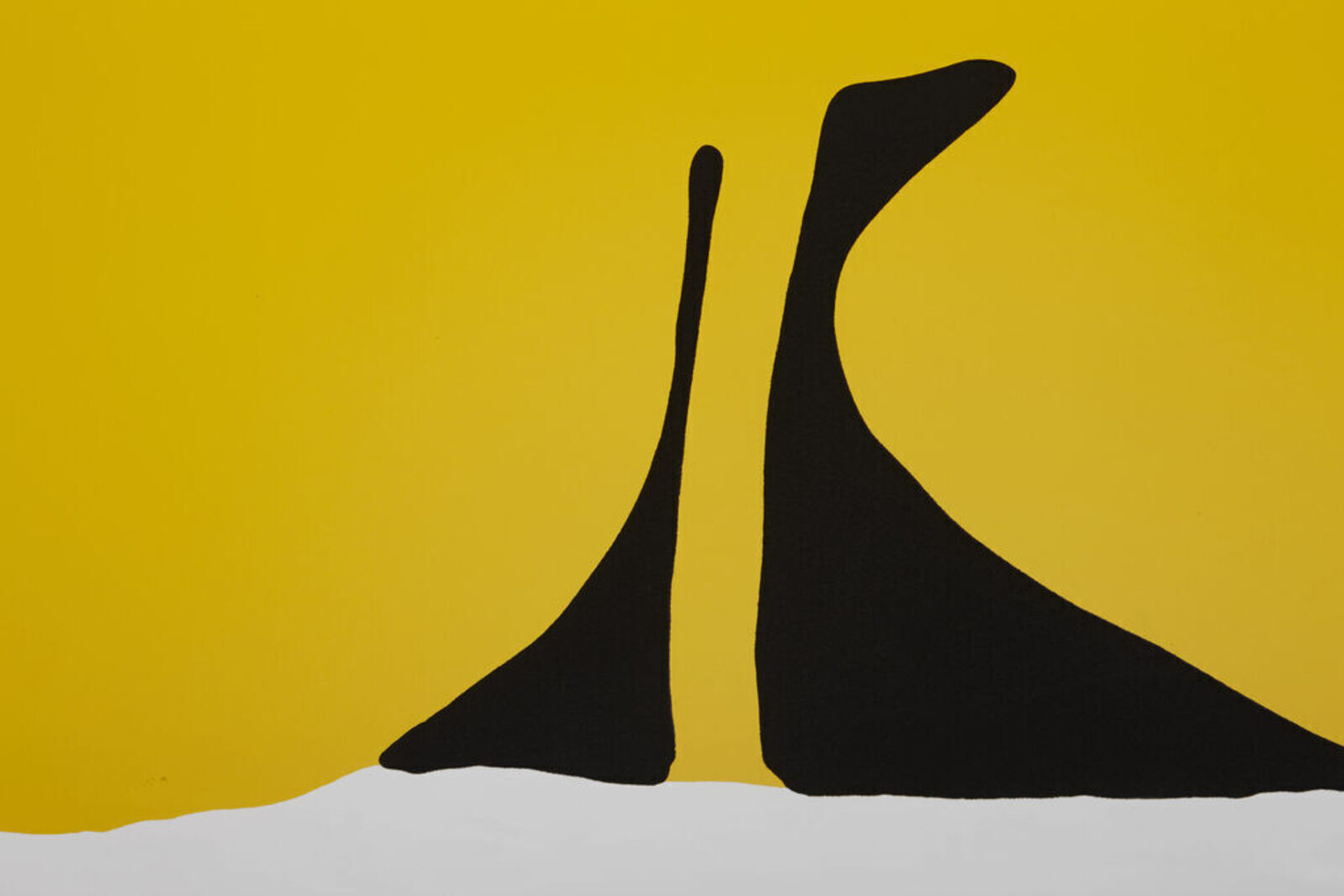 Artwork by Donald Sultan, Big Yellow, Sept. 12, 2014, Made of Silkscreen 