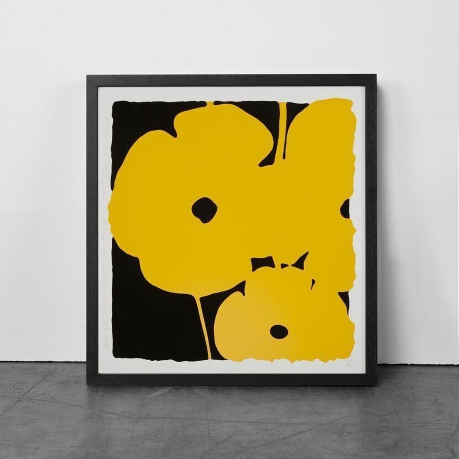 Big Yellow, Sept. 12, 2014 by Donald Sultan, 2014