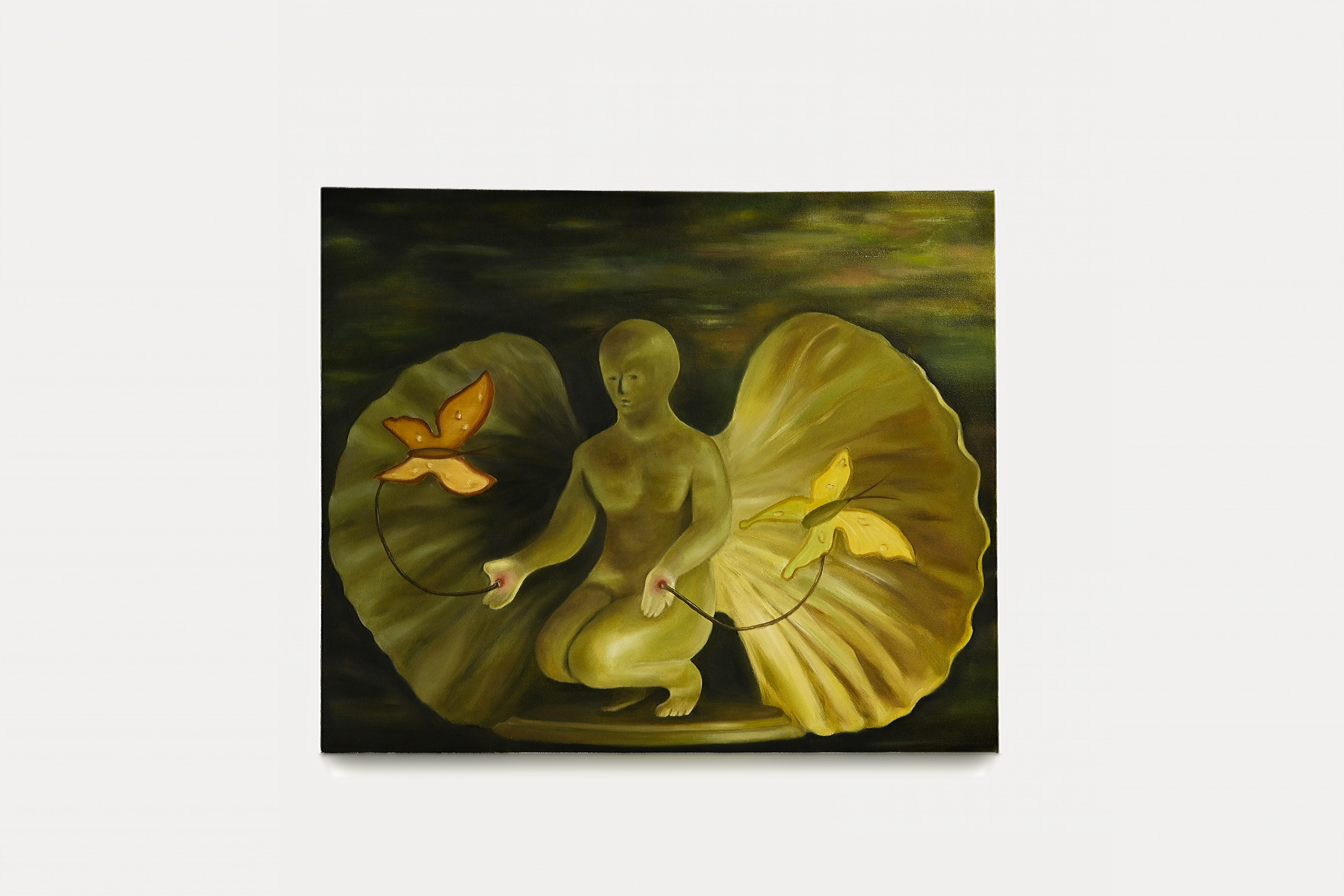 Artwork by Dou Wei, I am rooted, but I flow, Made of Oil and acrylic on canvas 