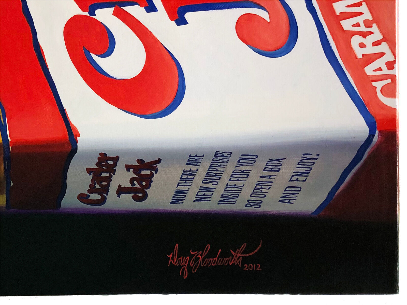 Artwork by Doug Bloodworth, Cracker Jacks (huge original painting), Made of Acrylic On Canvas 