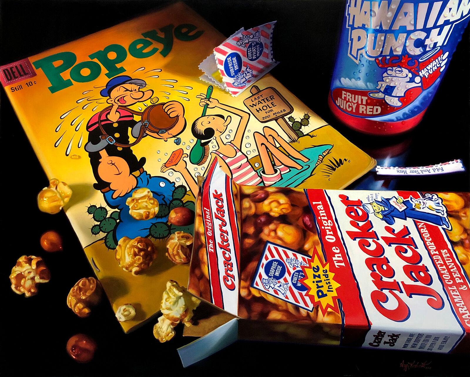 Cracker Jacks (huge original painting) by Doug Bloodworth, 2012