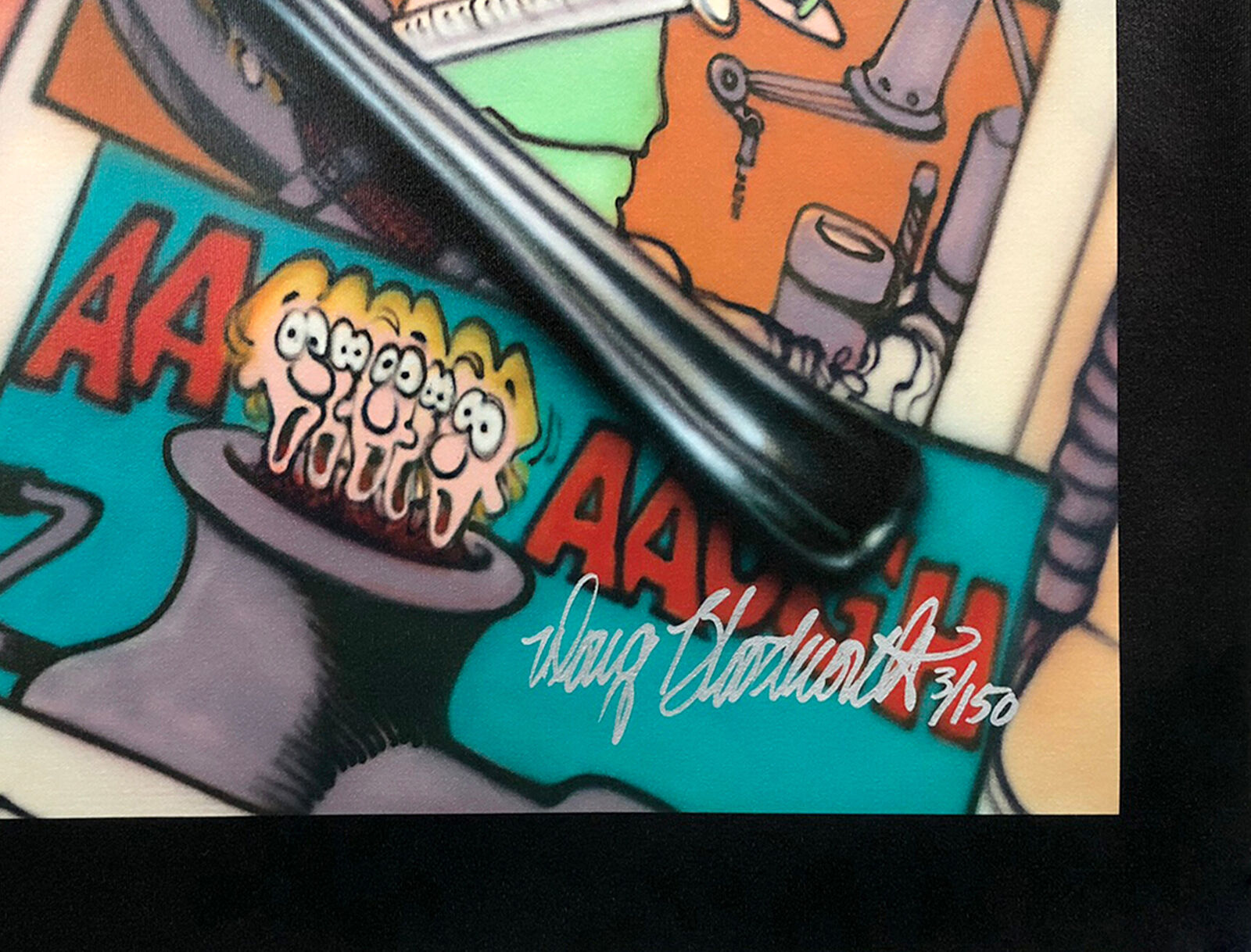 Artwork by Doug Bloodworth, Krispy Kreme (large signed giclee on canvas), Made of Giclee On Canvas 