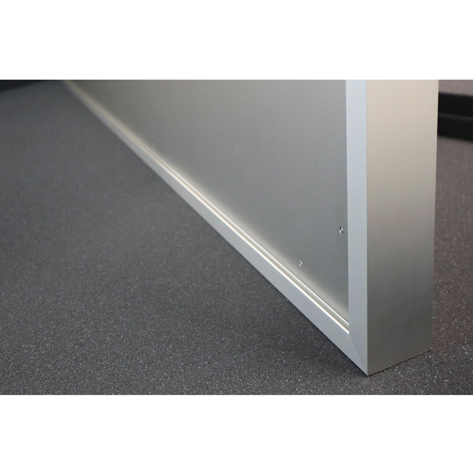 A painting of a man and a woman with torn pieces of paper.