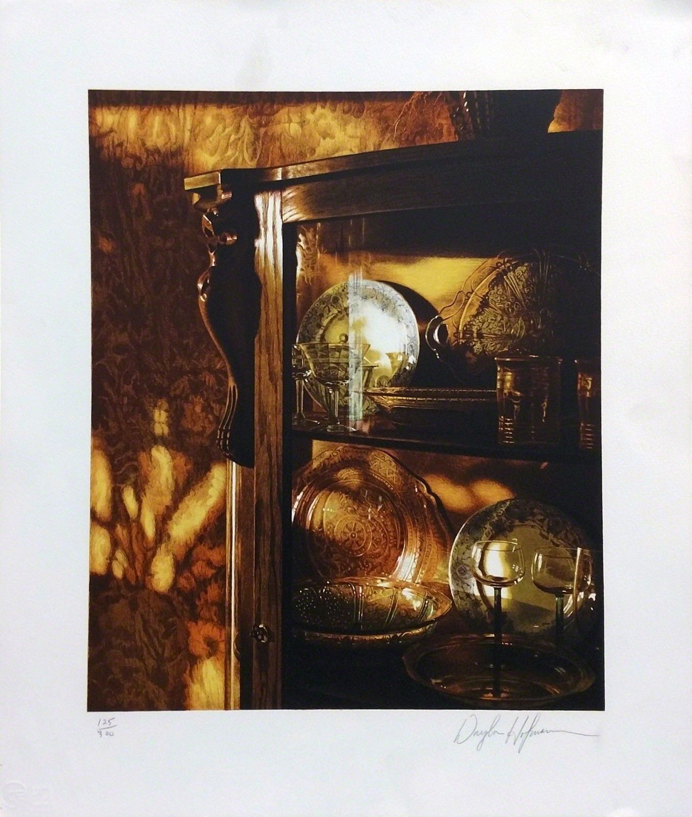 Artwork by Douglas Hofmann, CHINA CLOSET, Made of Lithograph 