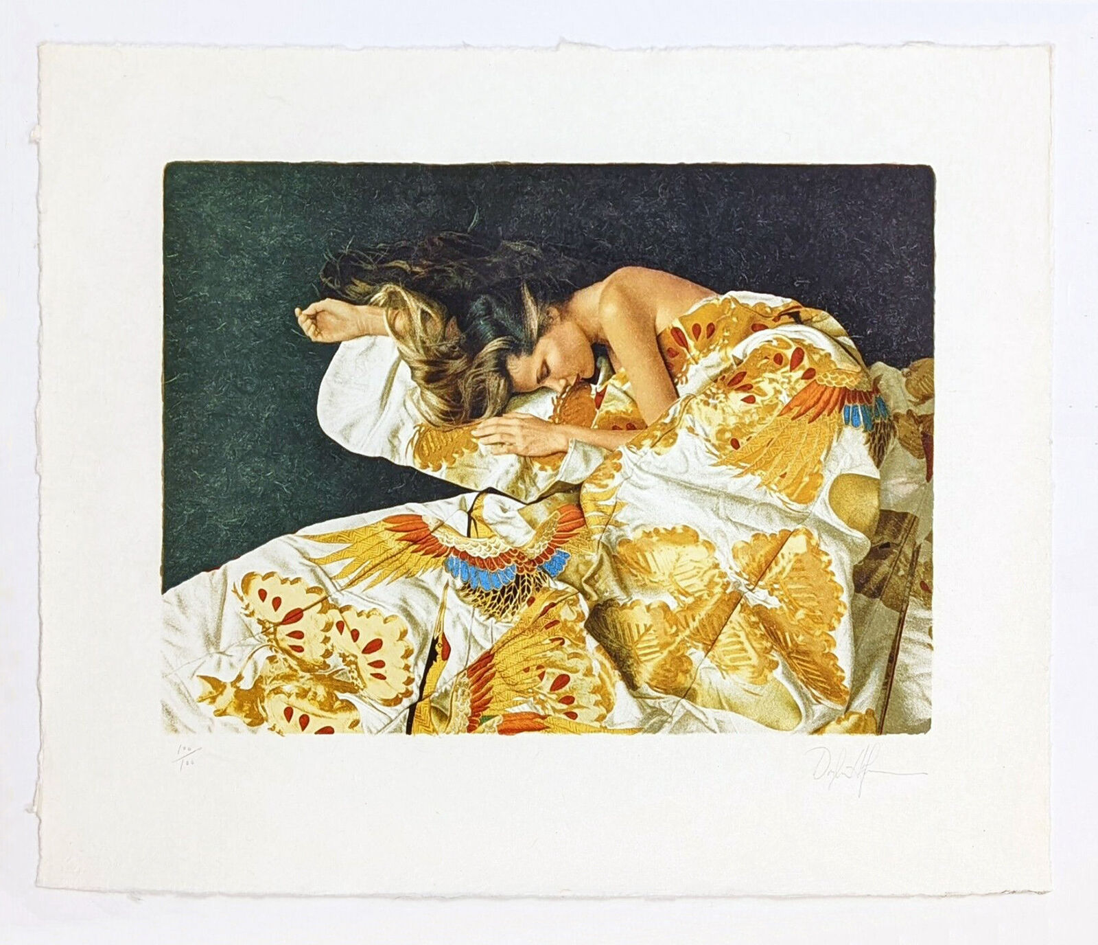 Artwork by Douglas Hofmann, GOLD AND SILK, Made of Lithograph 