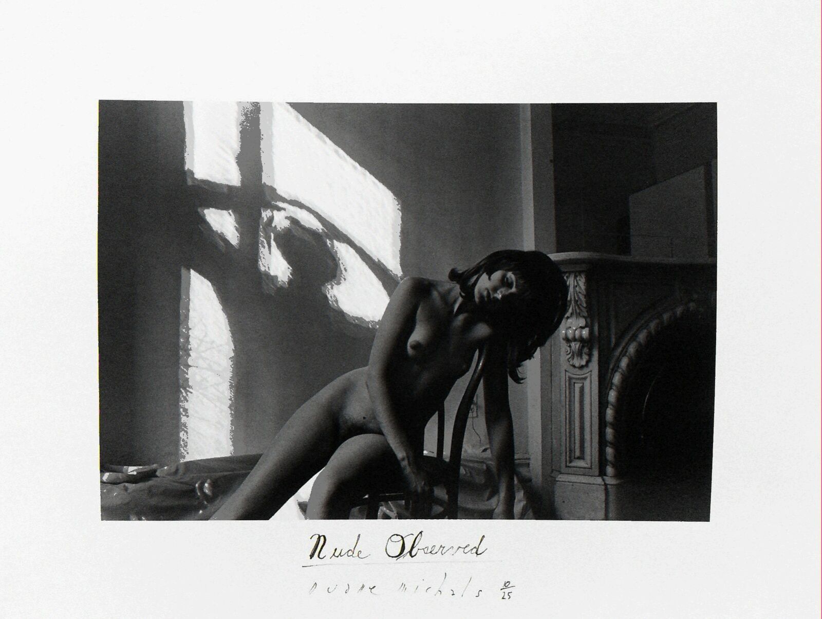 Artwork by Duane Michals, NUDE OBSERVED, Made of Gelatin Silver Print 