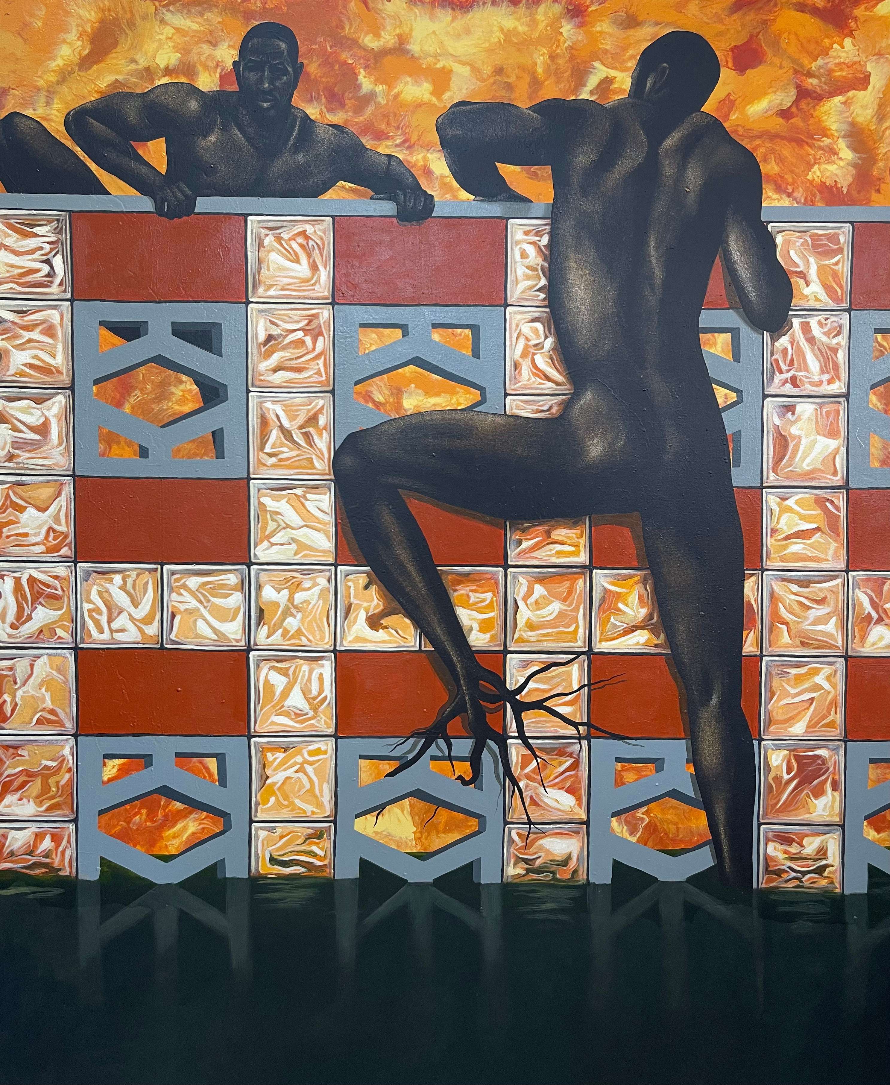 The Grass is Greener on the other side by Ebuka Pascal Agudiegwu, 2024