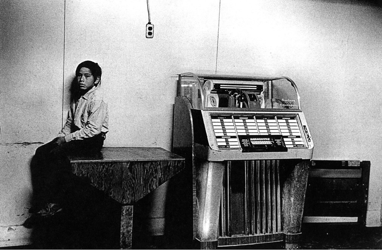 Eskimo Boy with Jukebox by Ed Eckstein, 1991