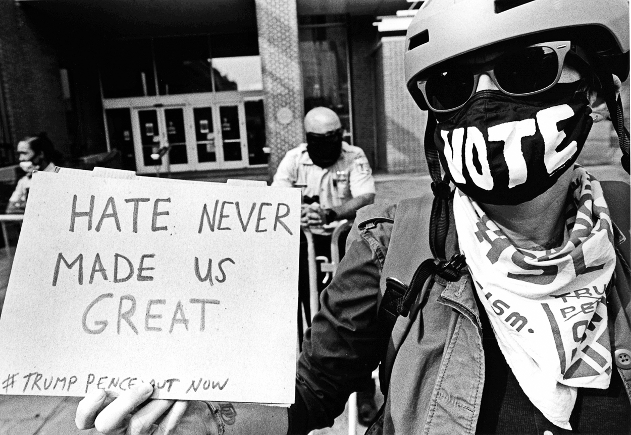 Divided We Stand by Ed Eckstein, 2020