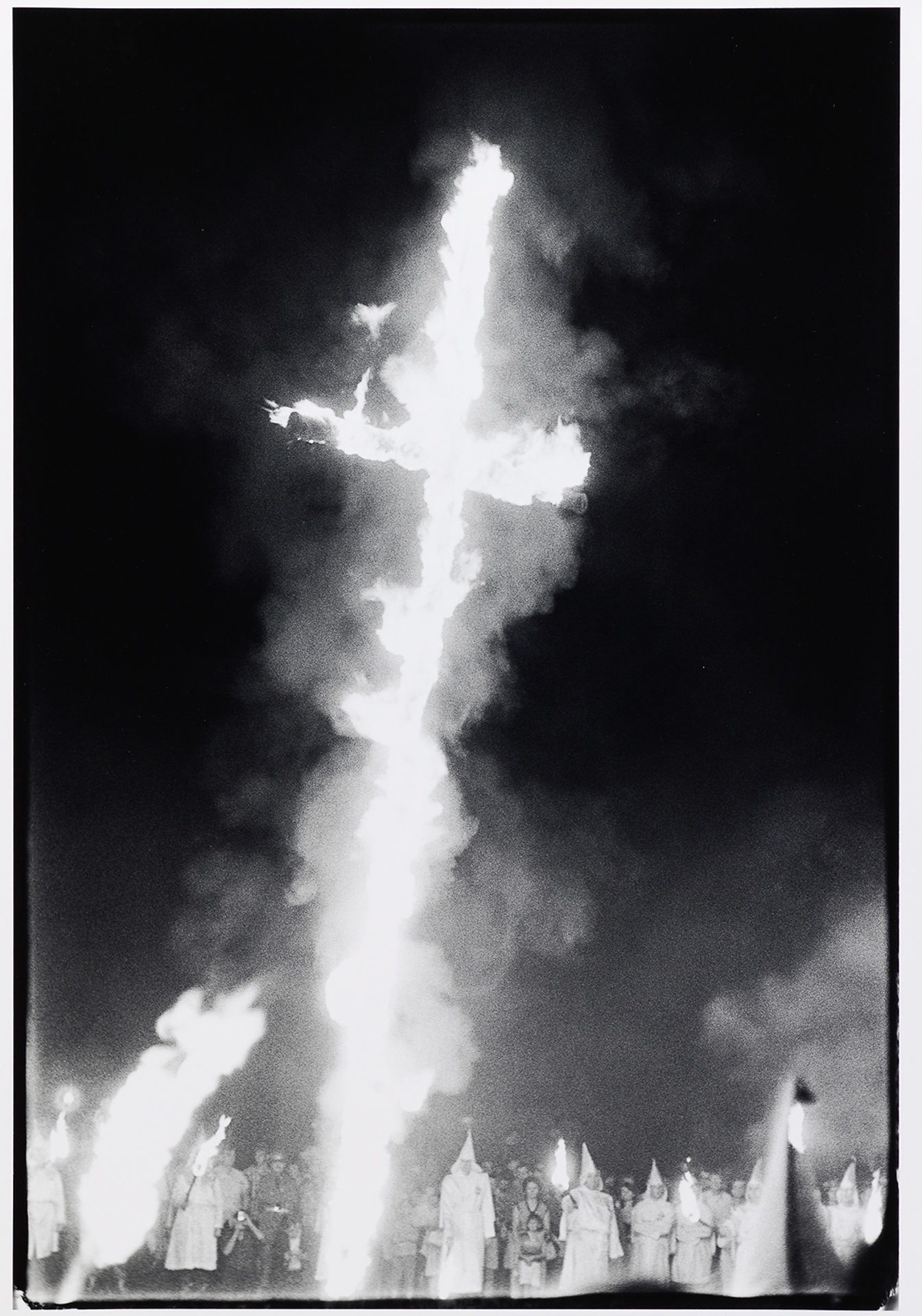 Artwork by Ed Eckstein, Ku Klux Klan Rally, Made of Gelatin silver print 
