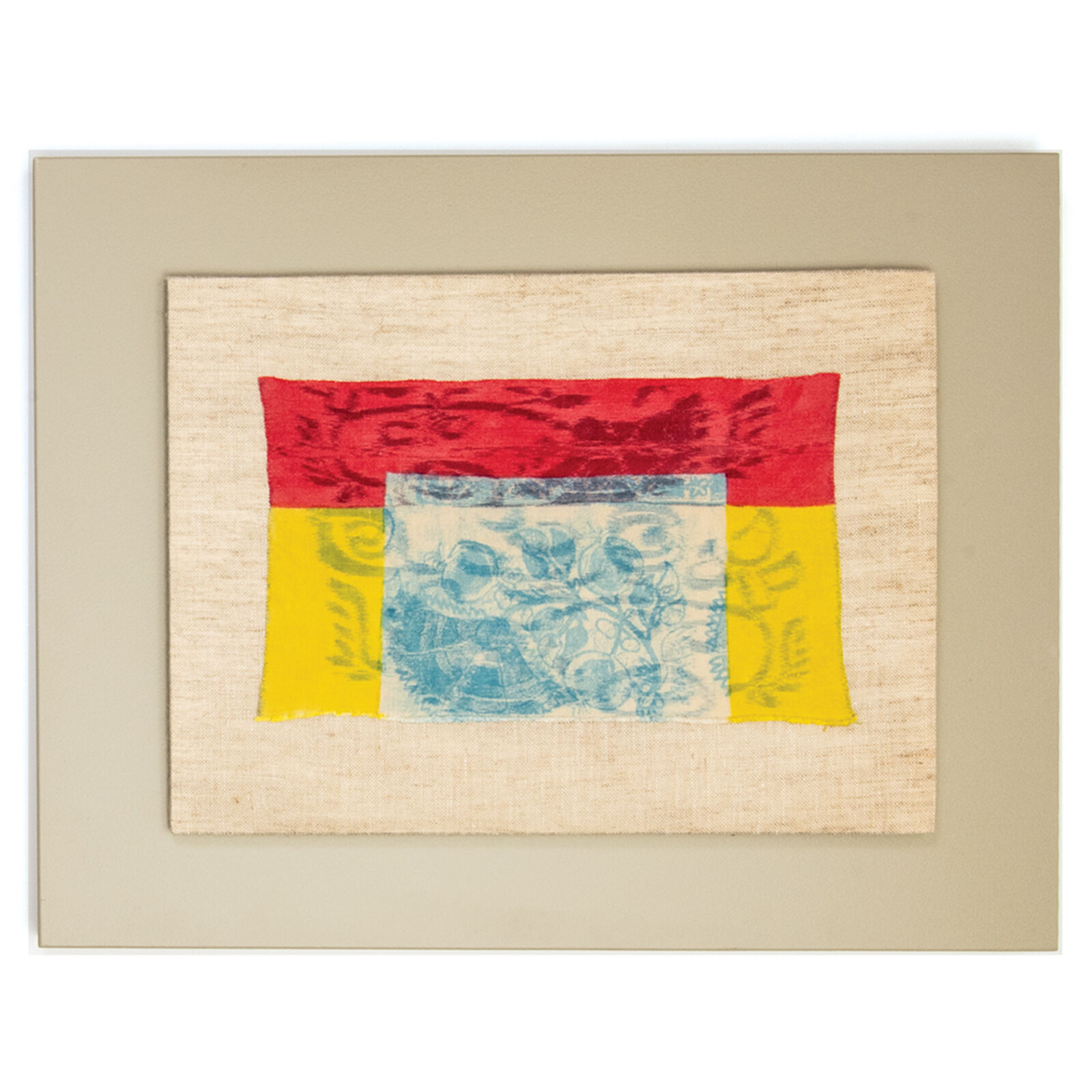 Turkish Embroidery Red Yellow Blue