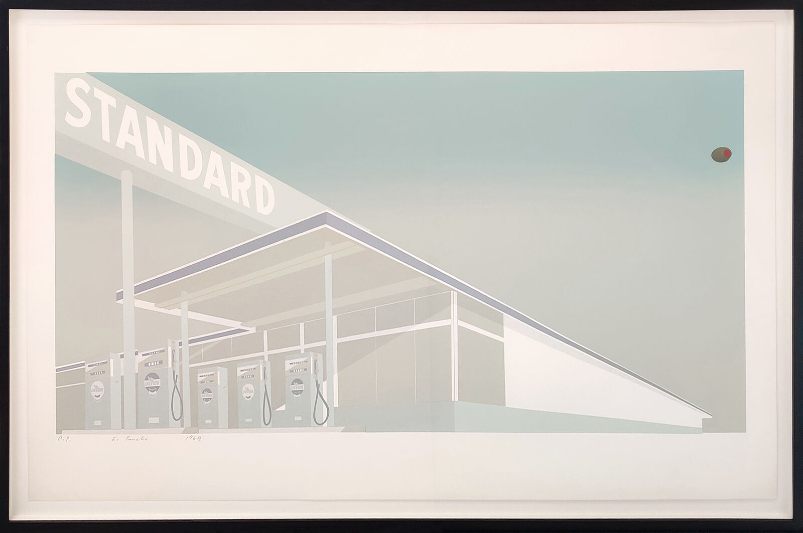 CHEESE MOLD STANDARD WITH OLIVE by Ed Ruscha, 1969