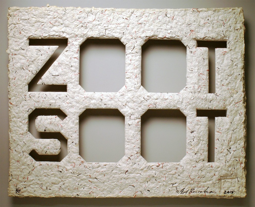 Zoot Soot by Ed Ruscha, 2015