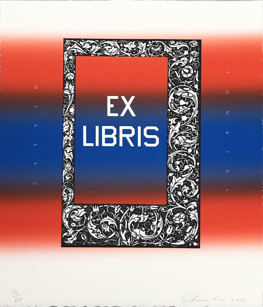 Ex Libris by Ed Ruscha, 2018