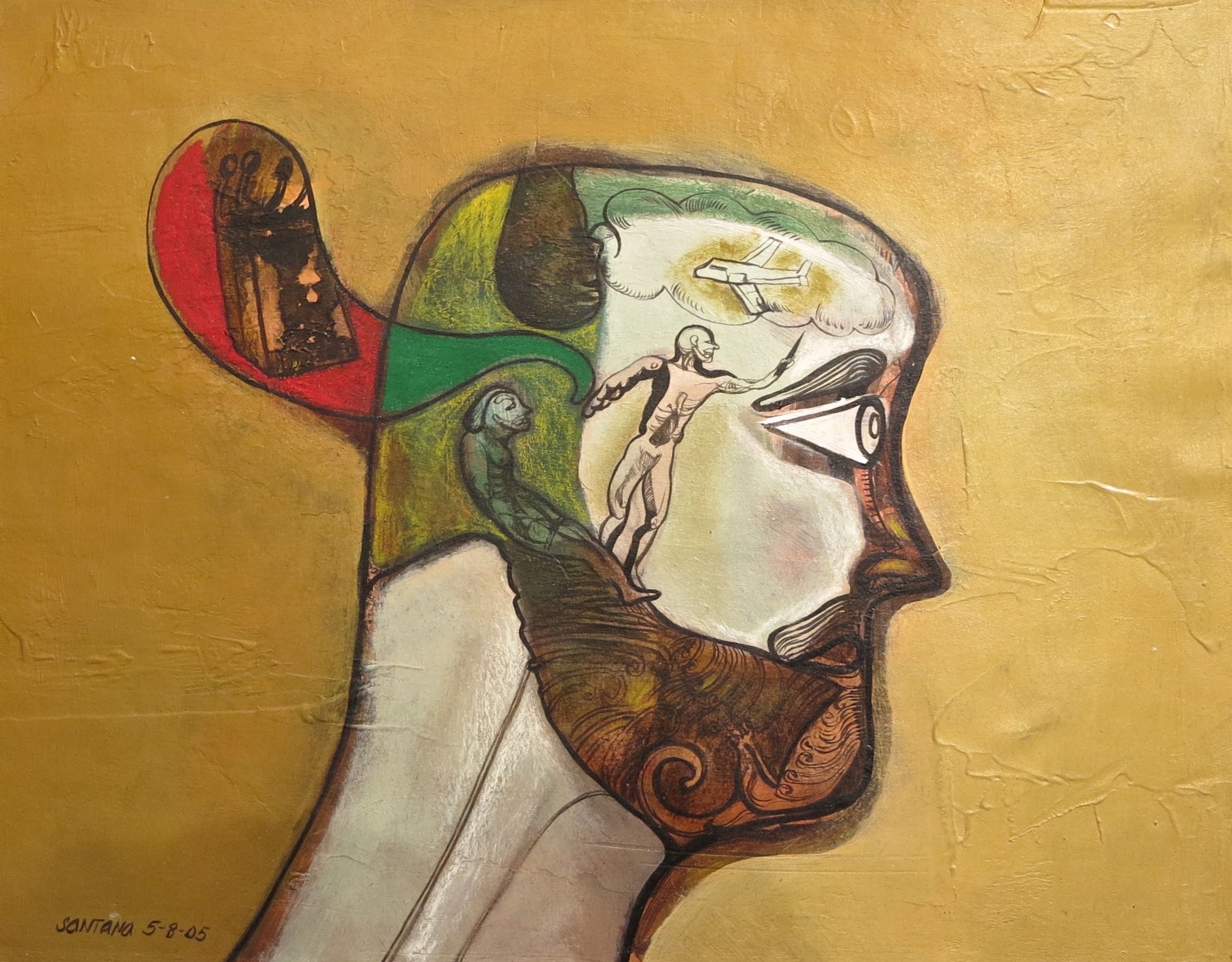 Pensamientos profundos by Eduardo Santana, 2005
