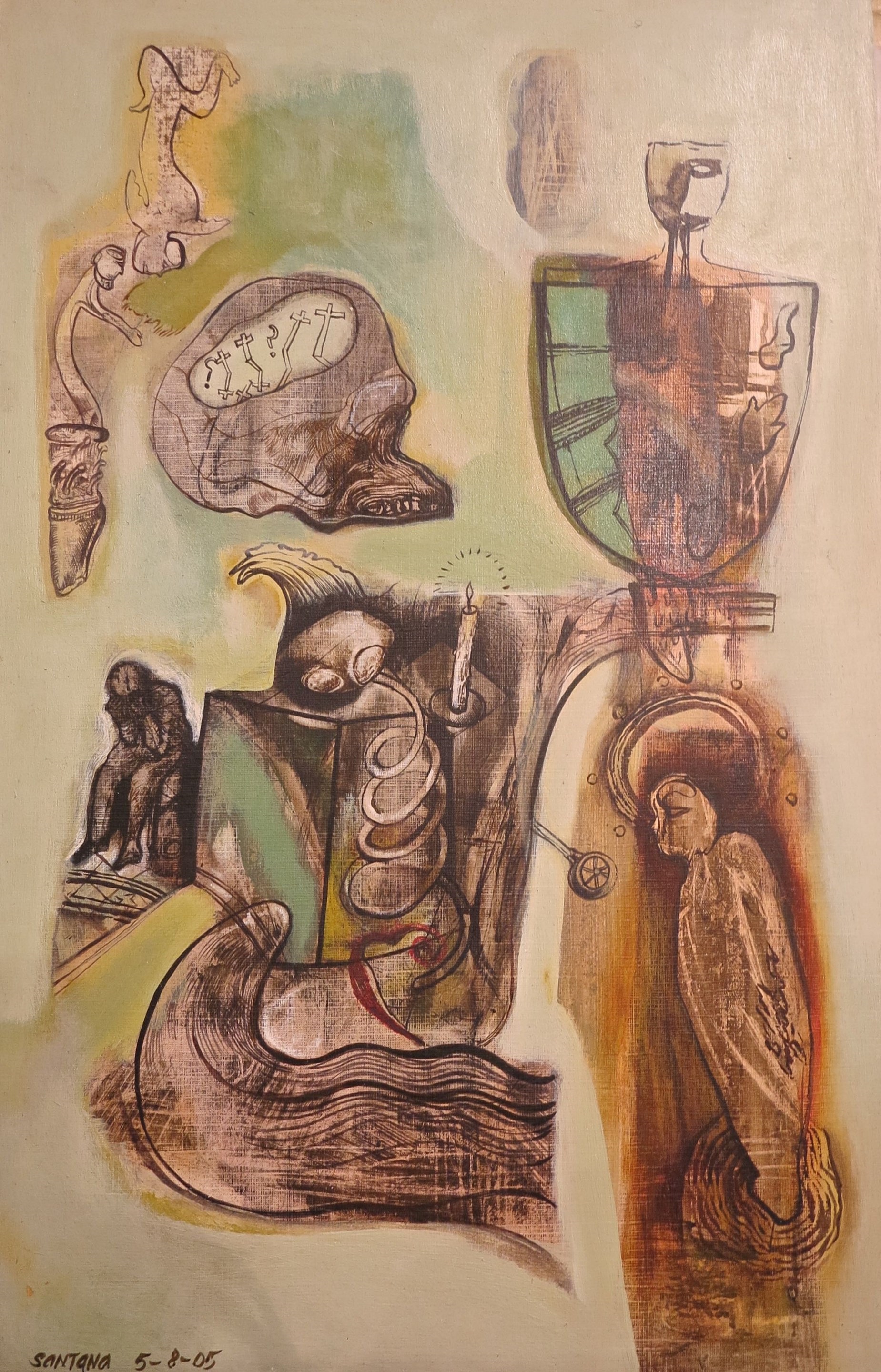 Pensamientos universales by Eduardo Santana, 2005