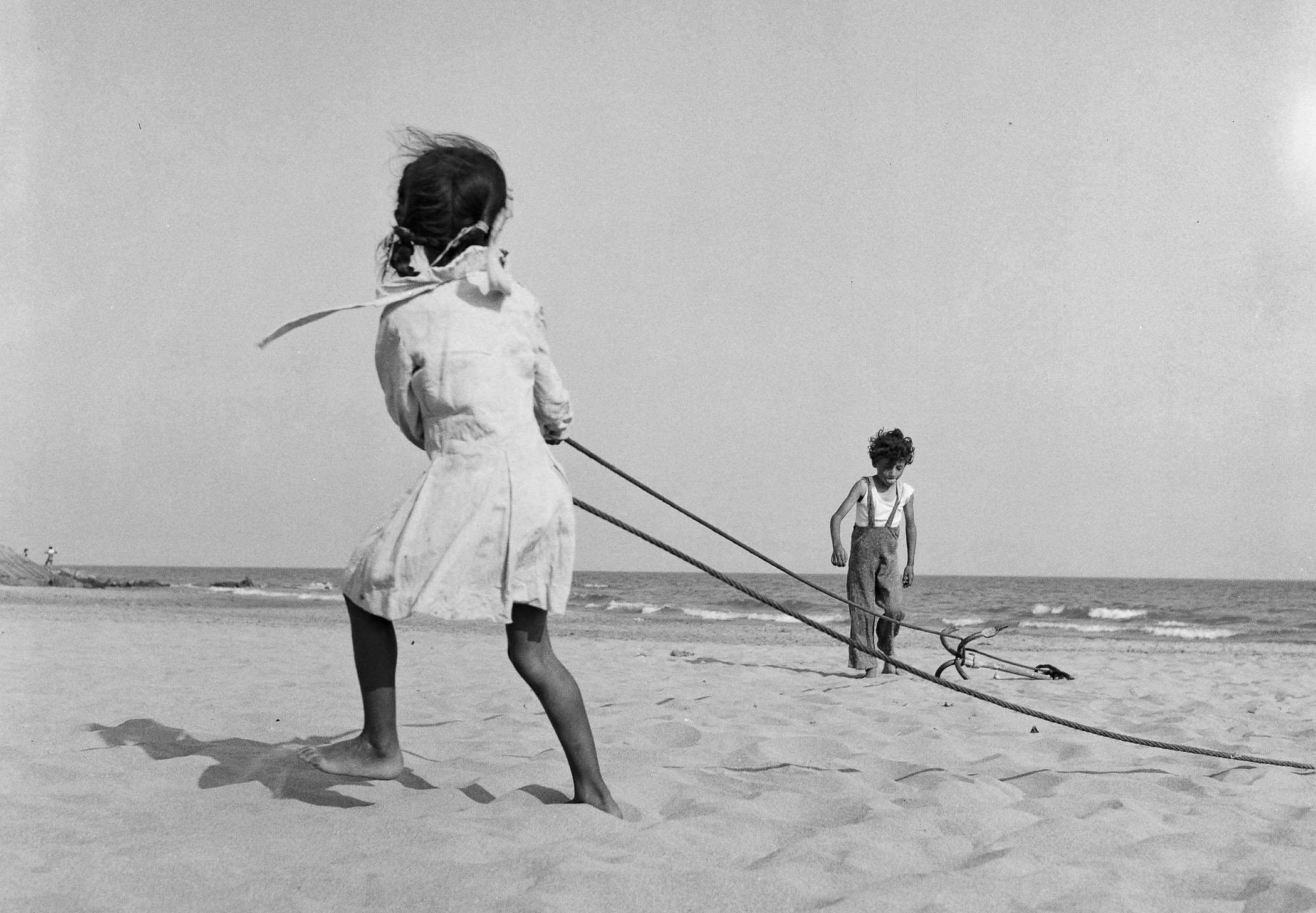 Roma at Saintes-Marie-de-la-Mer by Edward Quinn, 1953