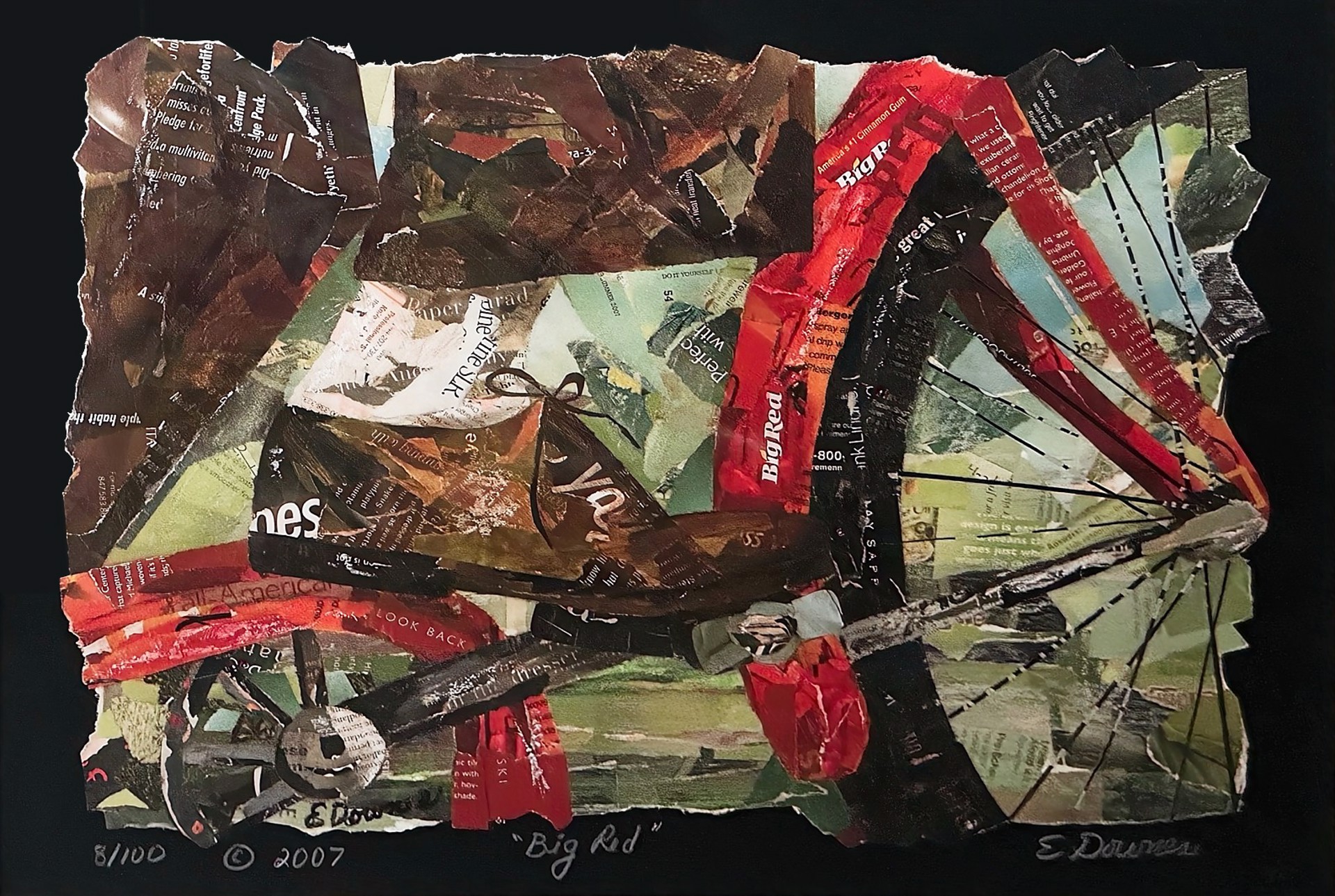 Big Red by Eileen Downes, 2007/2025