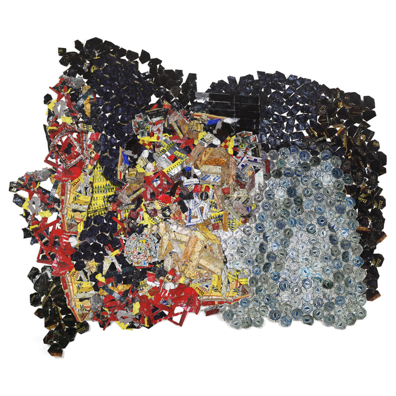 Paper and Silver by El Anatsui, 2024