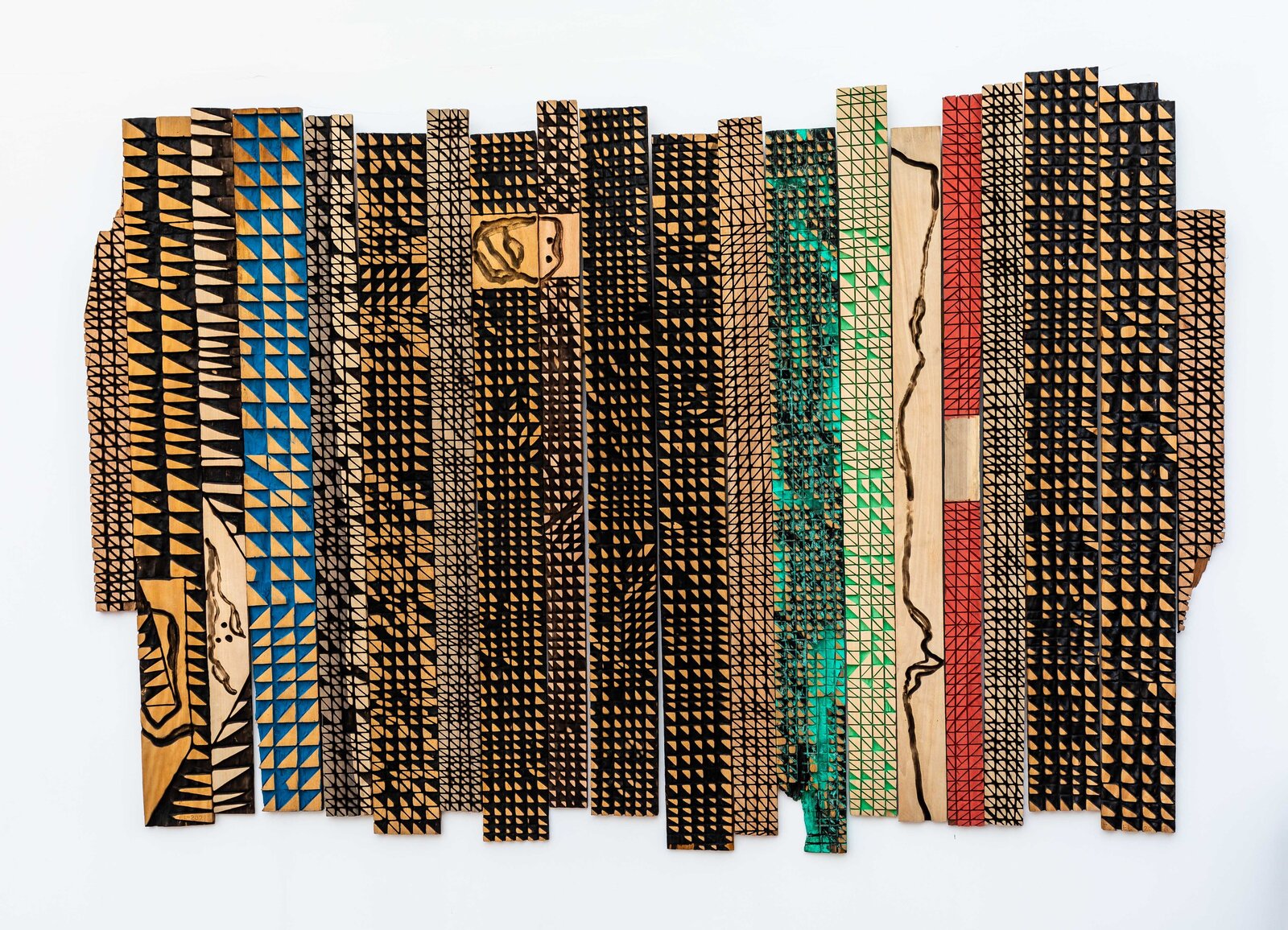 DNA by El Anatsui, 2021