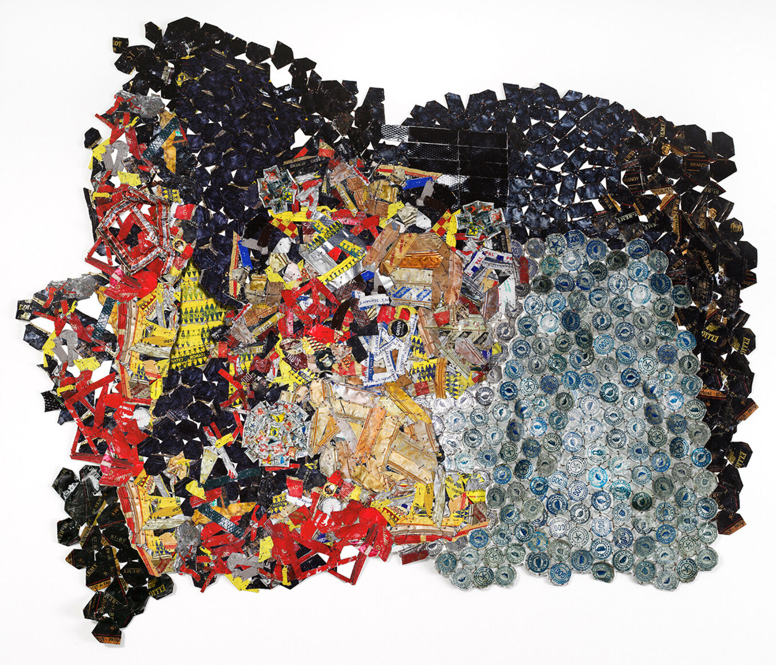 Paper and Silver by El Anatsui, 2024