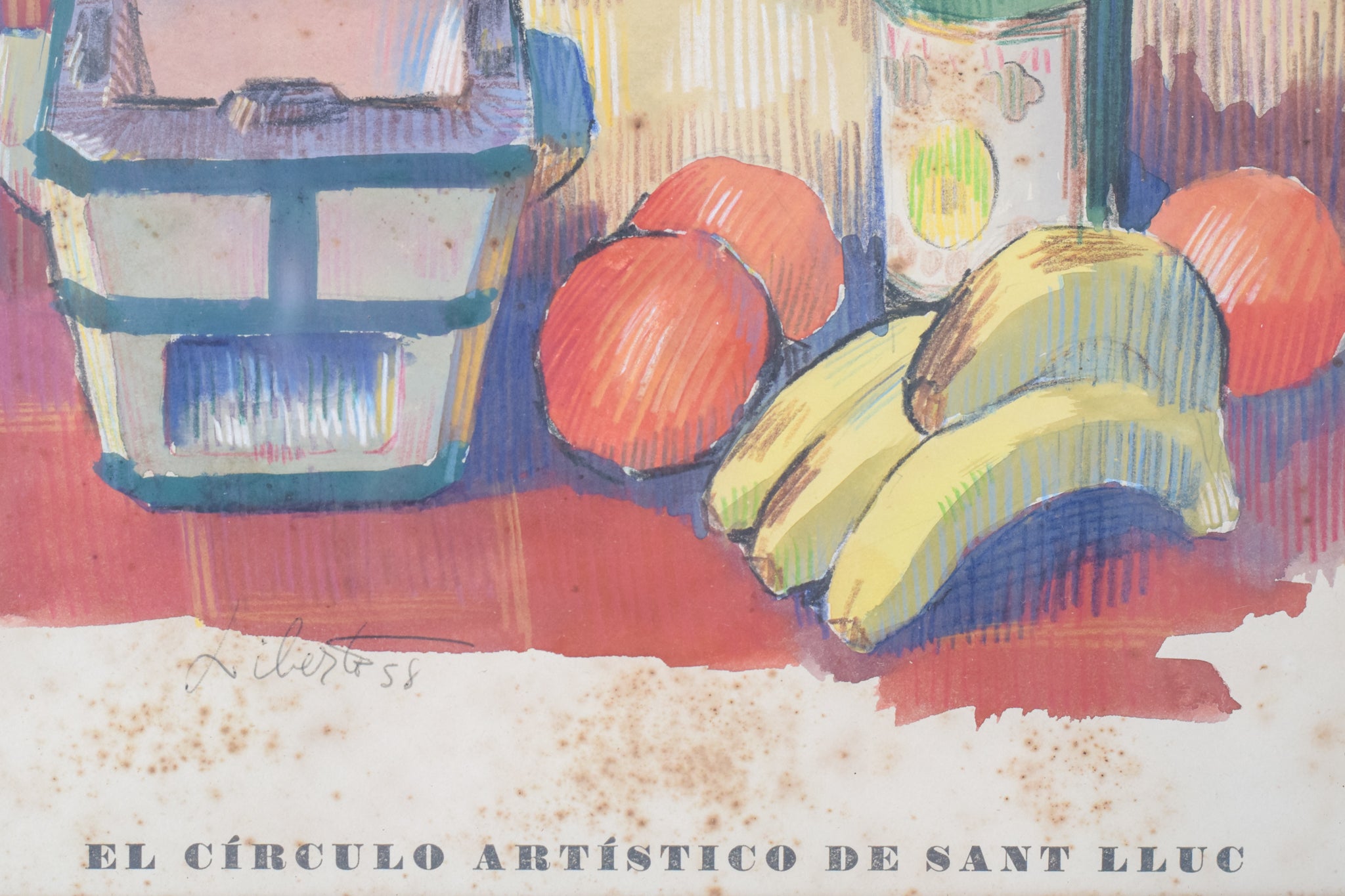 Artwork by Círculo Artístico de Sant Lluc, Still Life Lithograph, Made of Silk-screen 