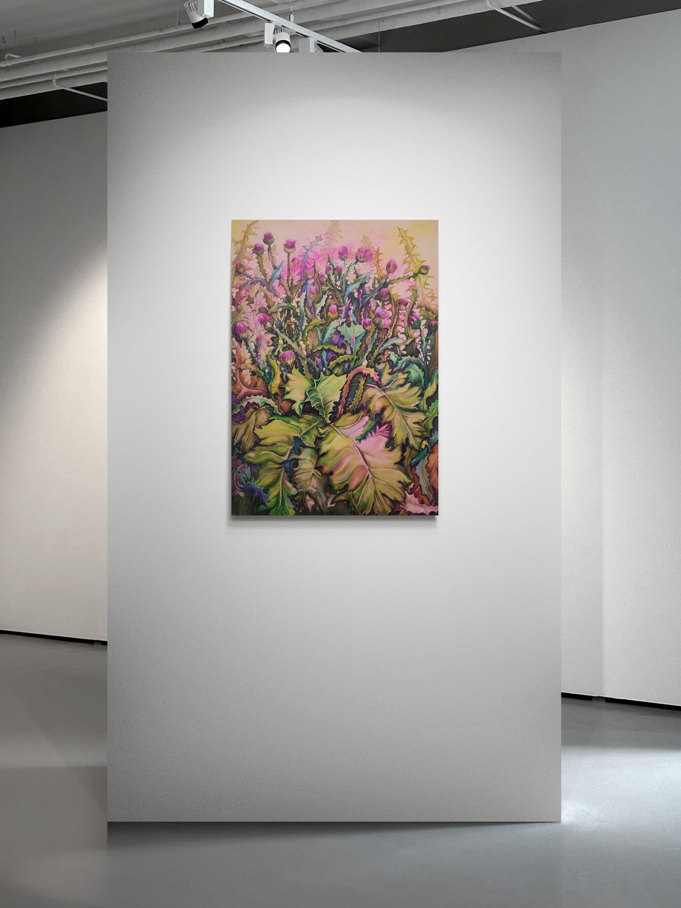 Artwork by Eliza Wiszniewska, And Still, It Grows, Made of Mixed media on canvas 