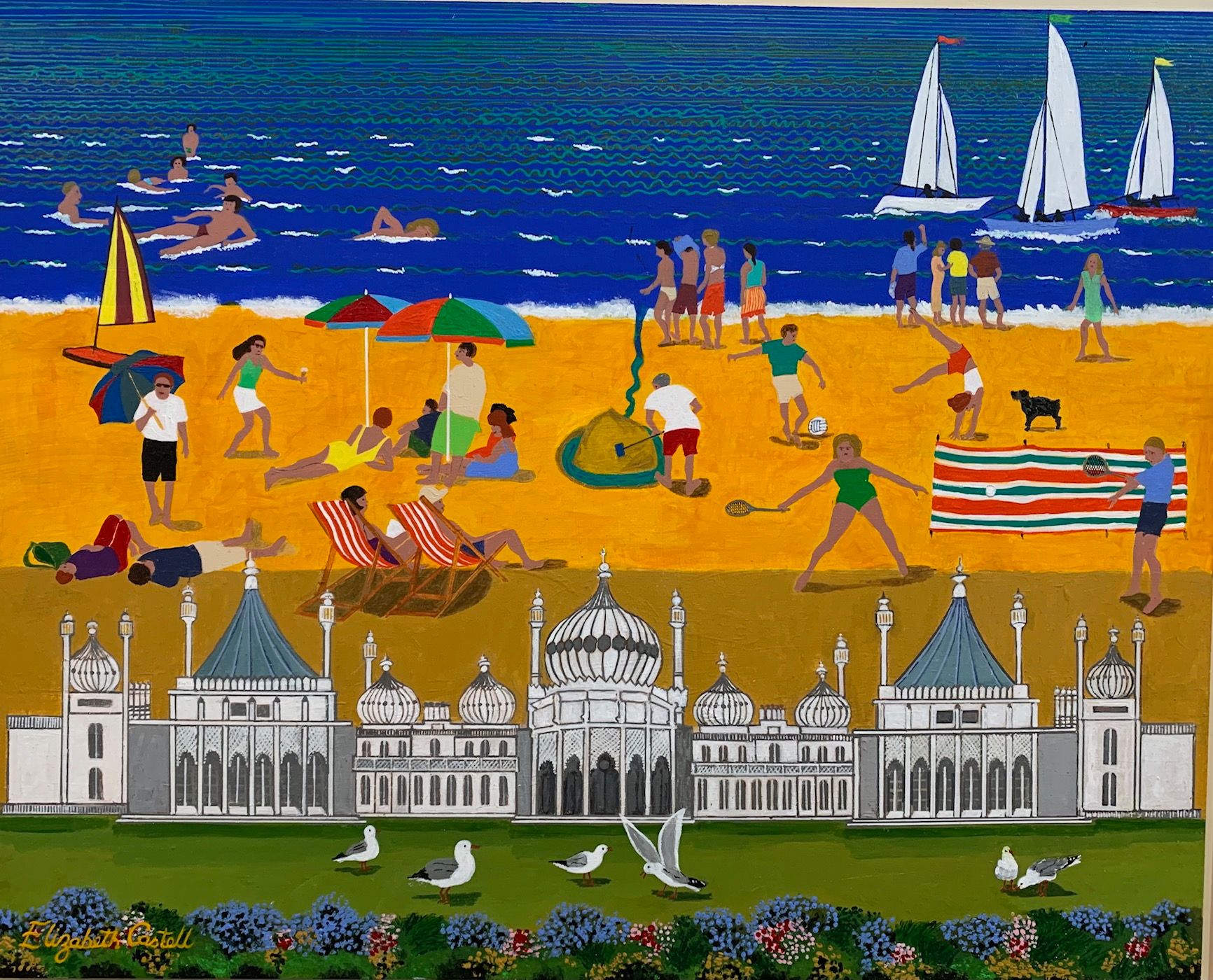 I Do Like To Be By The Sea by Elizabeth Castell, null