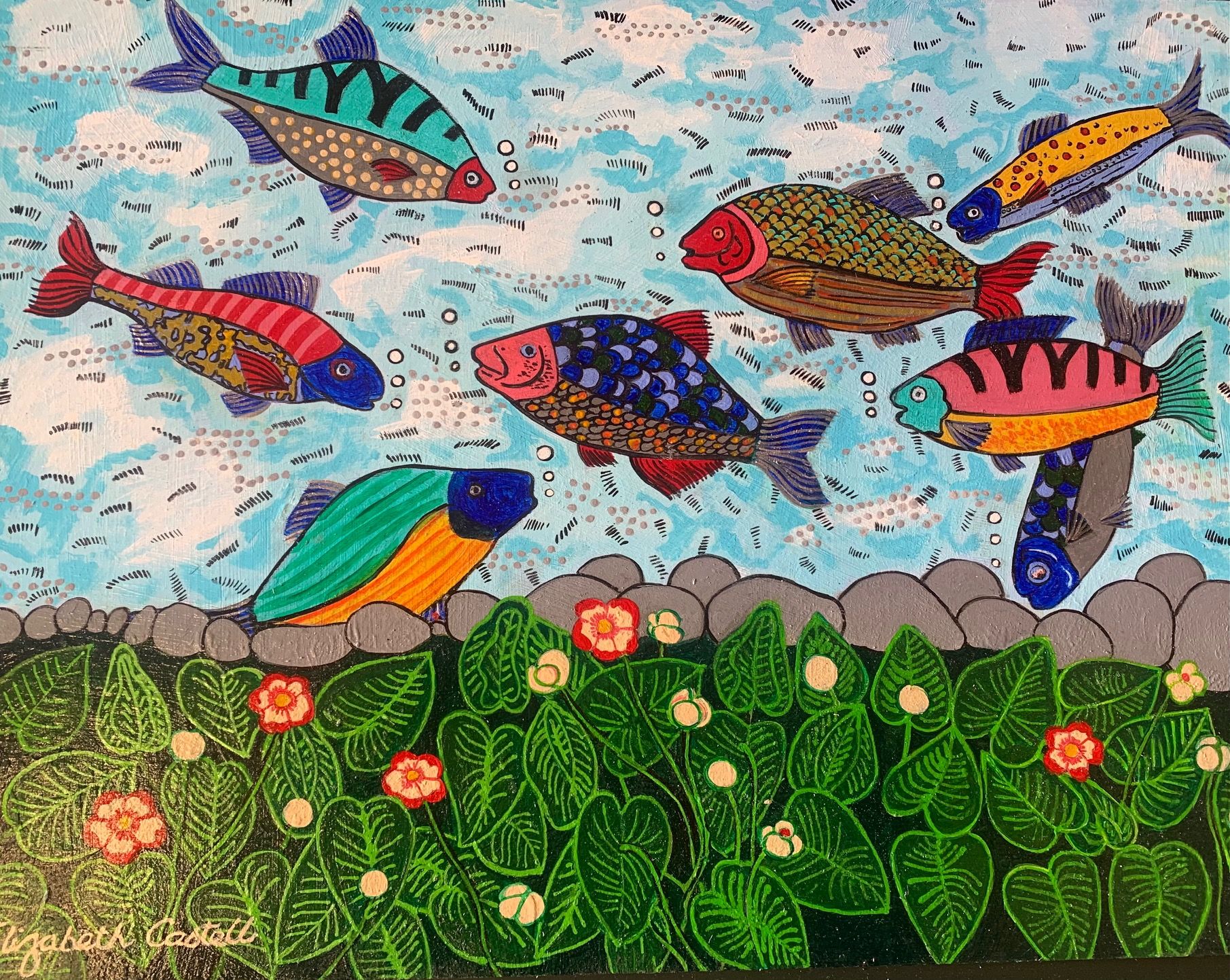 Pisces by Elizabeth Castell, null