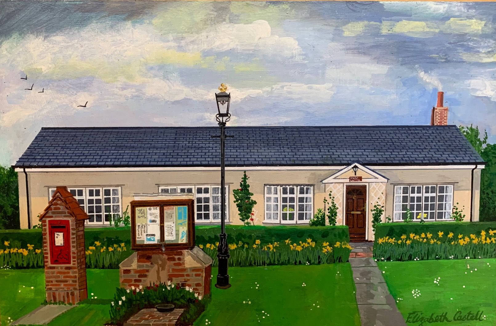 Post Cottage by Elizabeth Castell, null