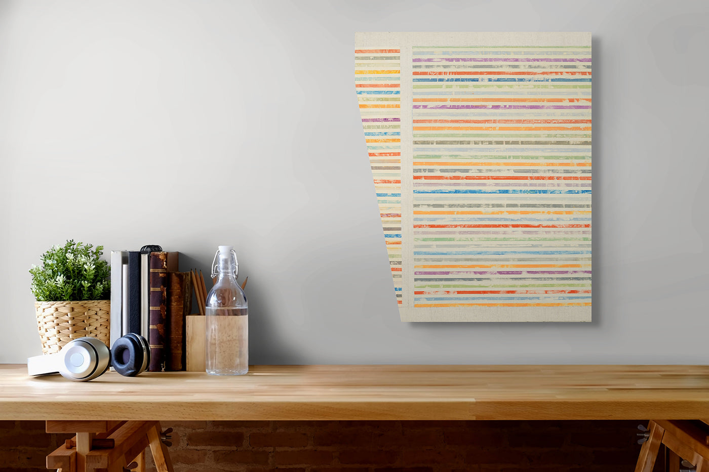 Artwork by Elizabeth Gourlay, Untitled 1, Made of Acrylic on shaped board 