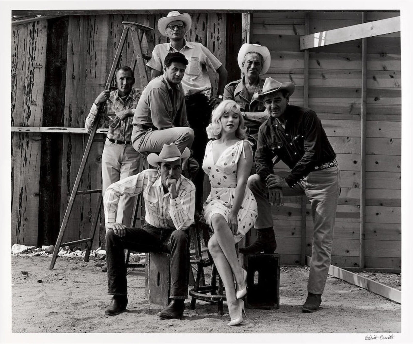 Artwork by Elliott Erwitt, THE MISFITS, RENO NEVADA, 1960, Made of Gelatin Silver Print 