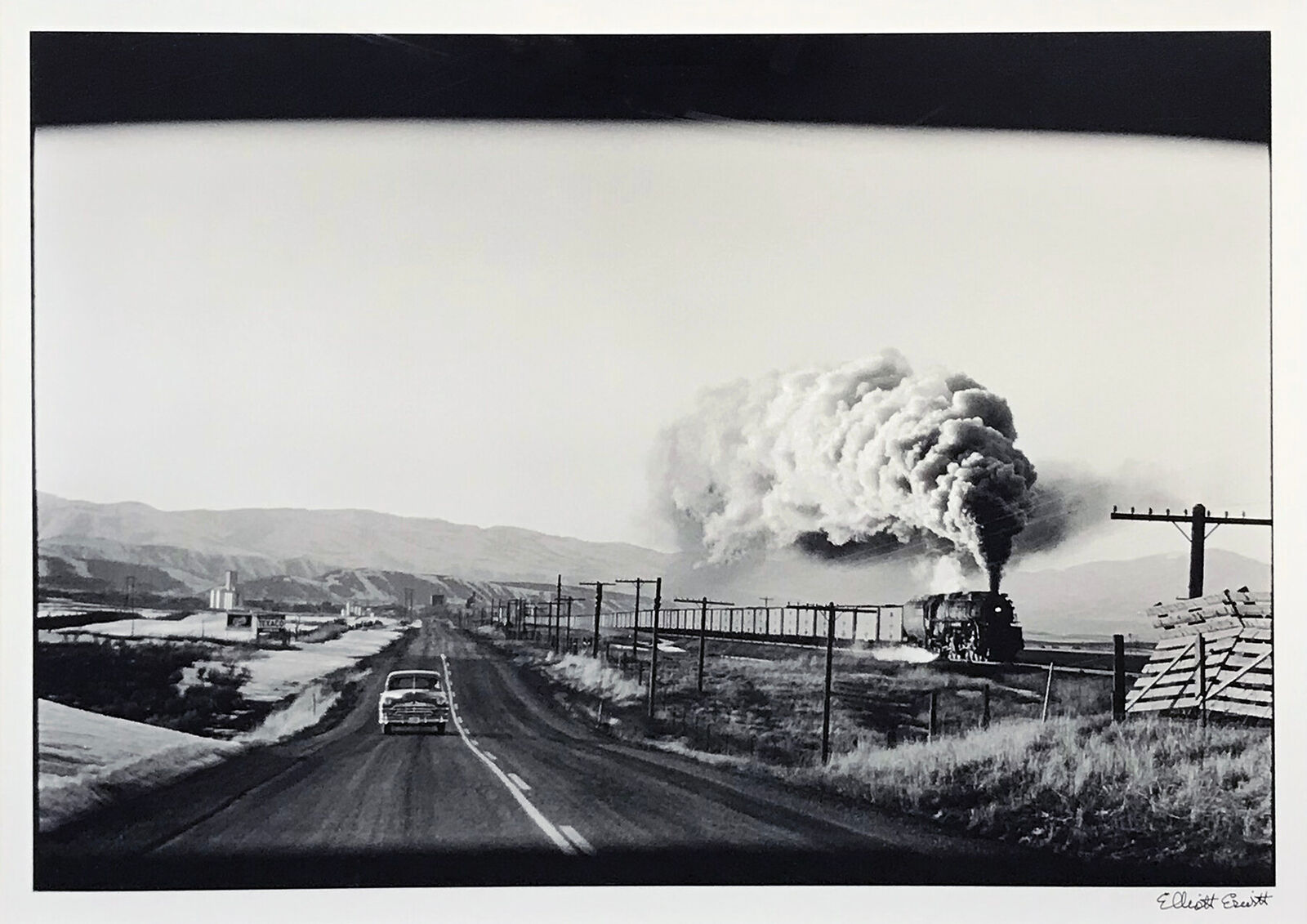 Artwork by Elliott Erwitt, Wyoming, 1954 (Signed Gelatin Print), Made of Silver Gelatin Print 