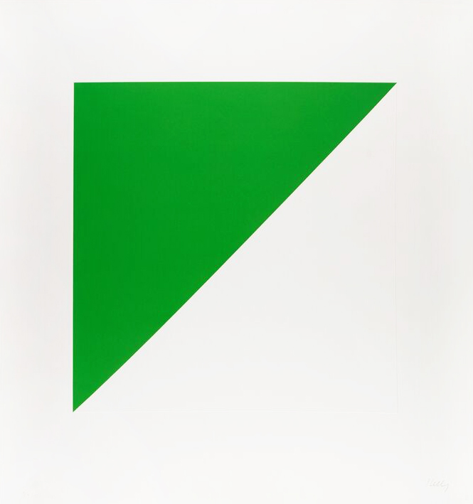Green Curve with Radius of 20′ by Ellsworth Kelly, 1974