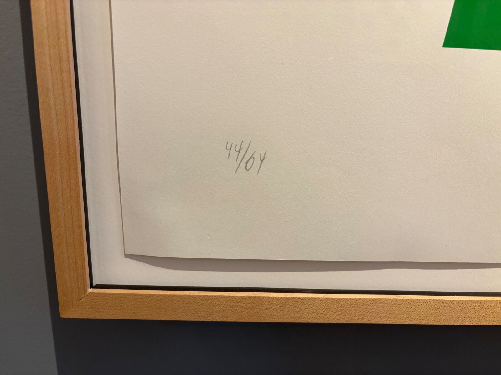 Artwork by Ellsworth Kelly, Blue, Red-Orange, Green, Made of Lithograph 