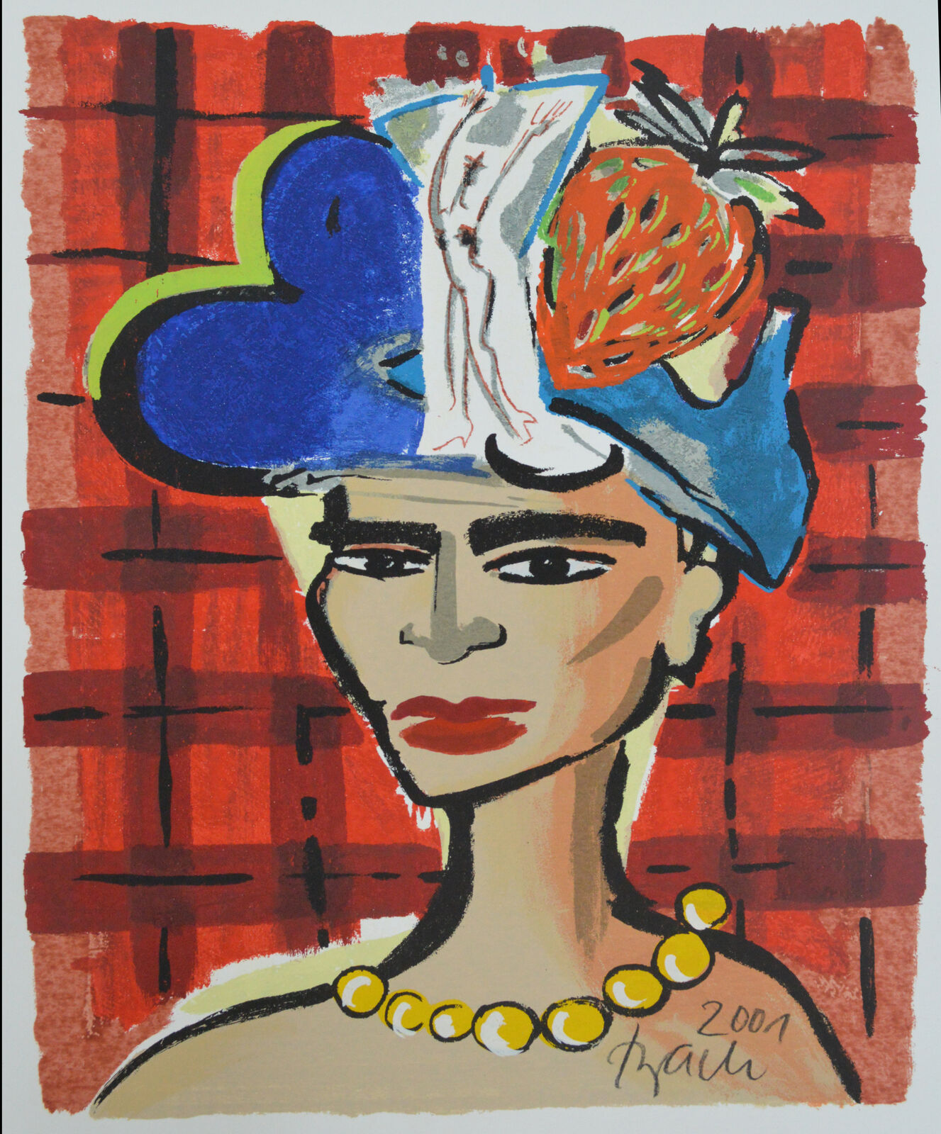 Strawberry Diva by Elvira Bach, 2001