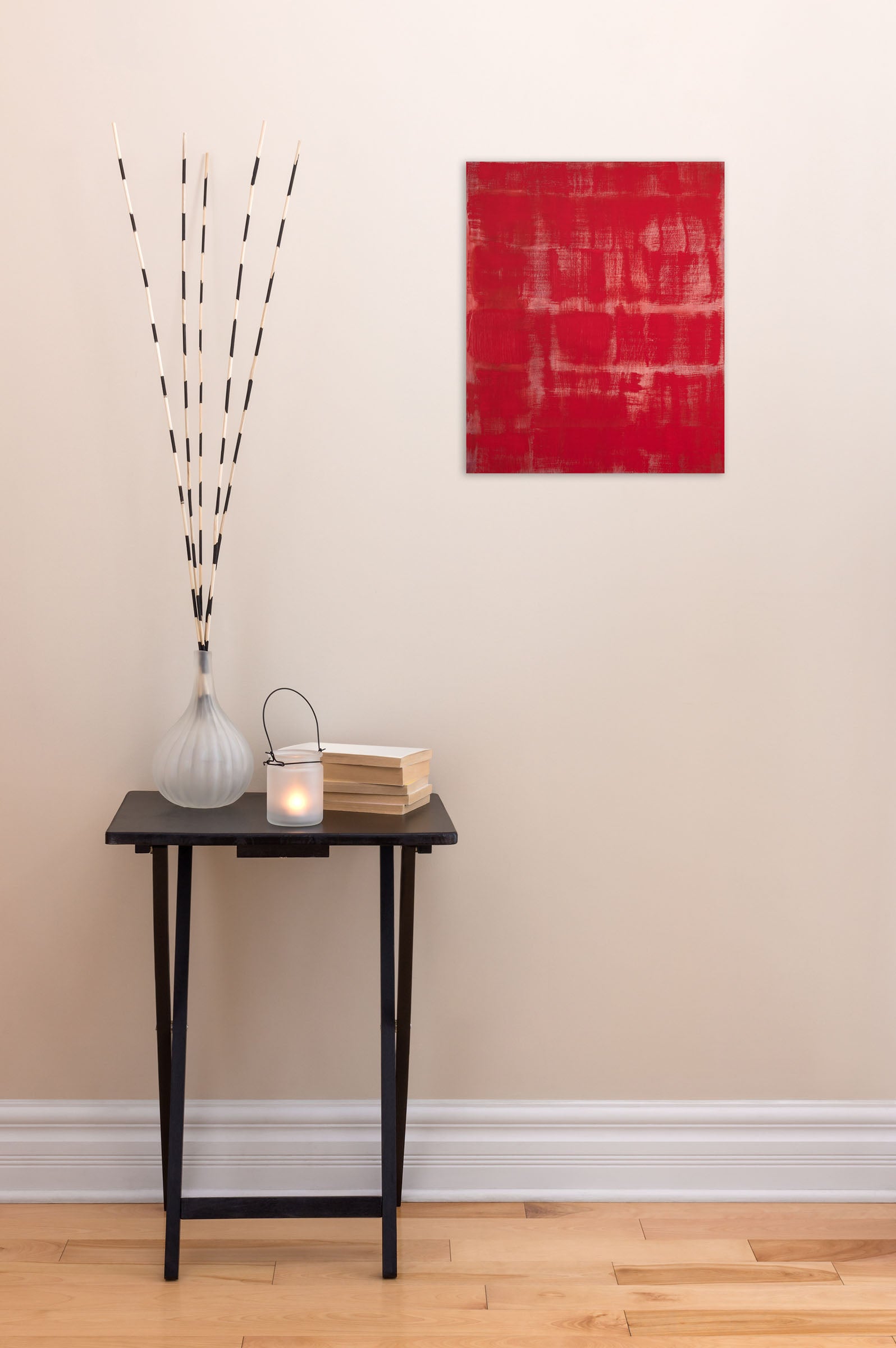 Artwork by Emily Berger, Heart Throb, Made of Oil on wood panel 