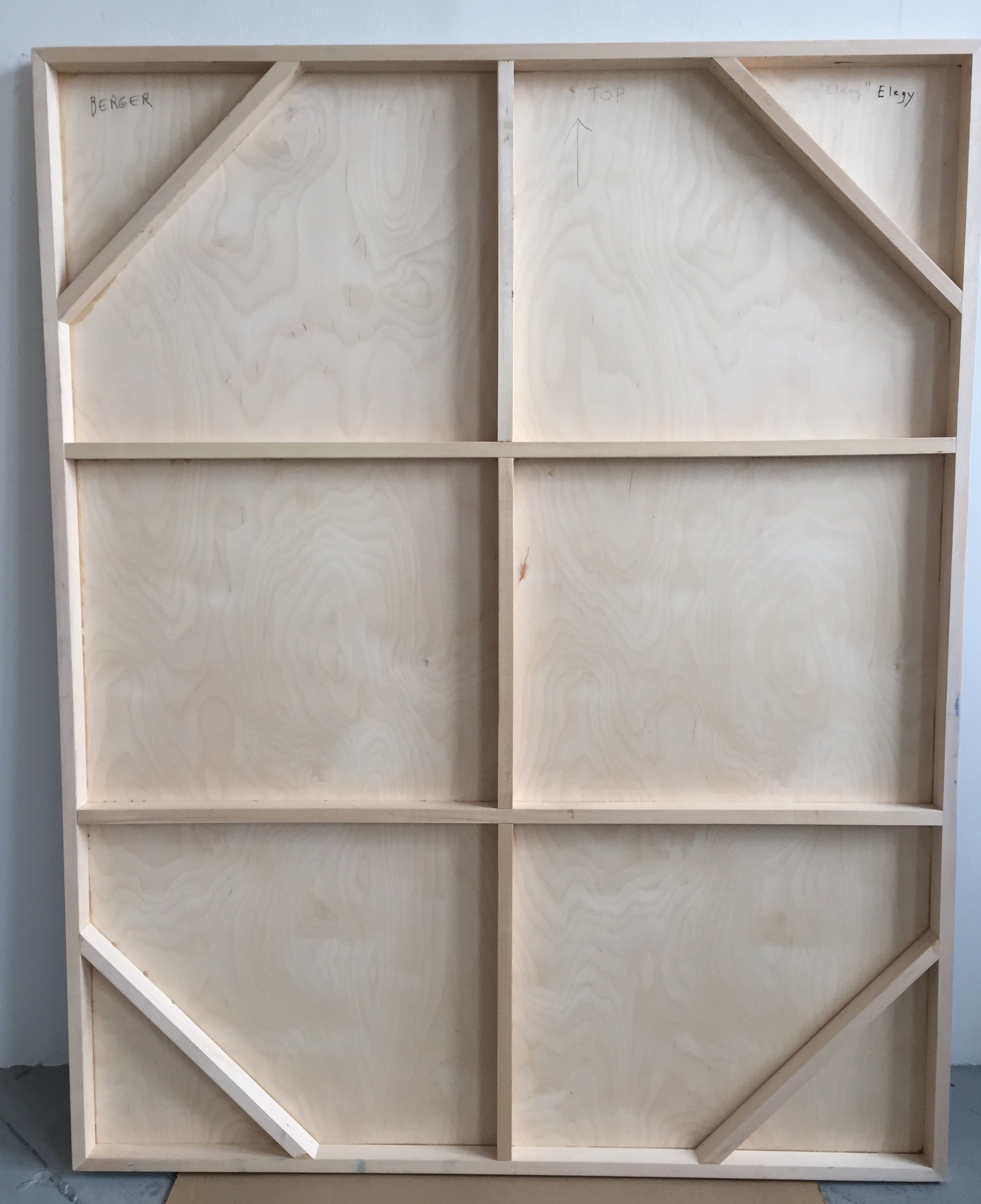 Artwork by Emily Berger, Elegy, Made of Oil on wood panel 