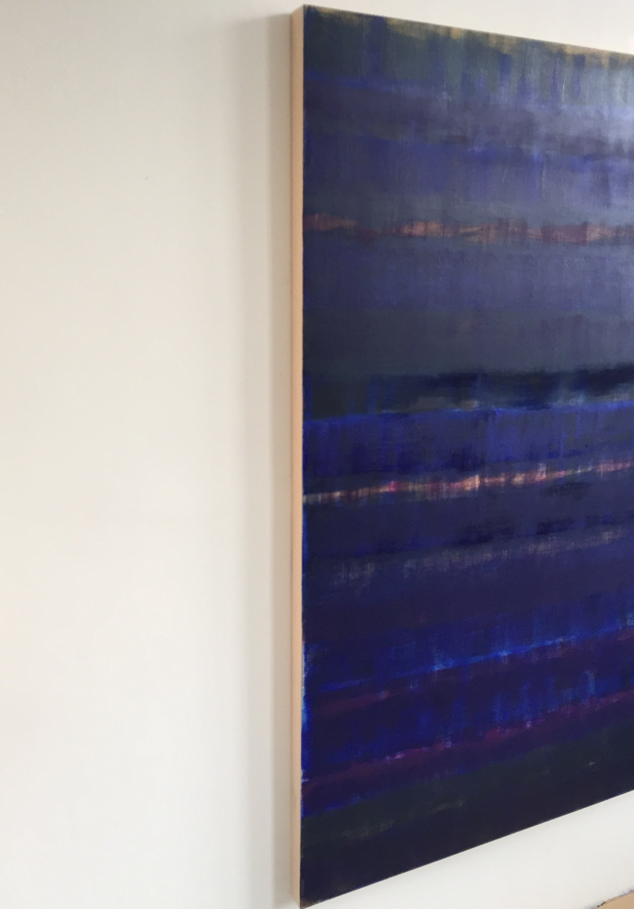 Artwork by Emily Berger, Elegy, Made of Oil on wood panel 