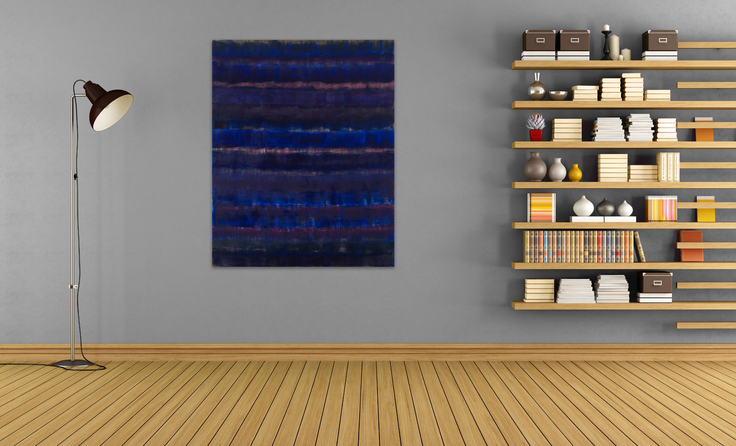 Artwork by Emily Berger, Elegy, Made of Oil on wood panel 