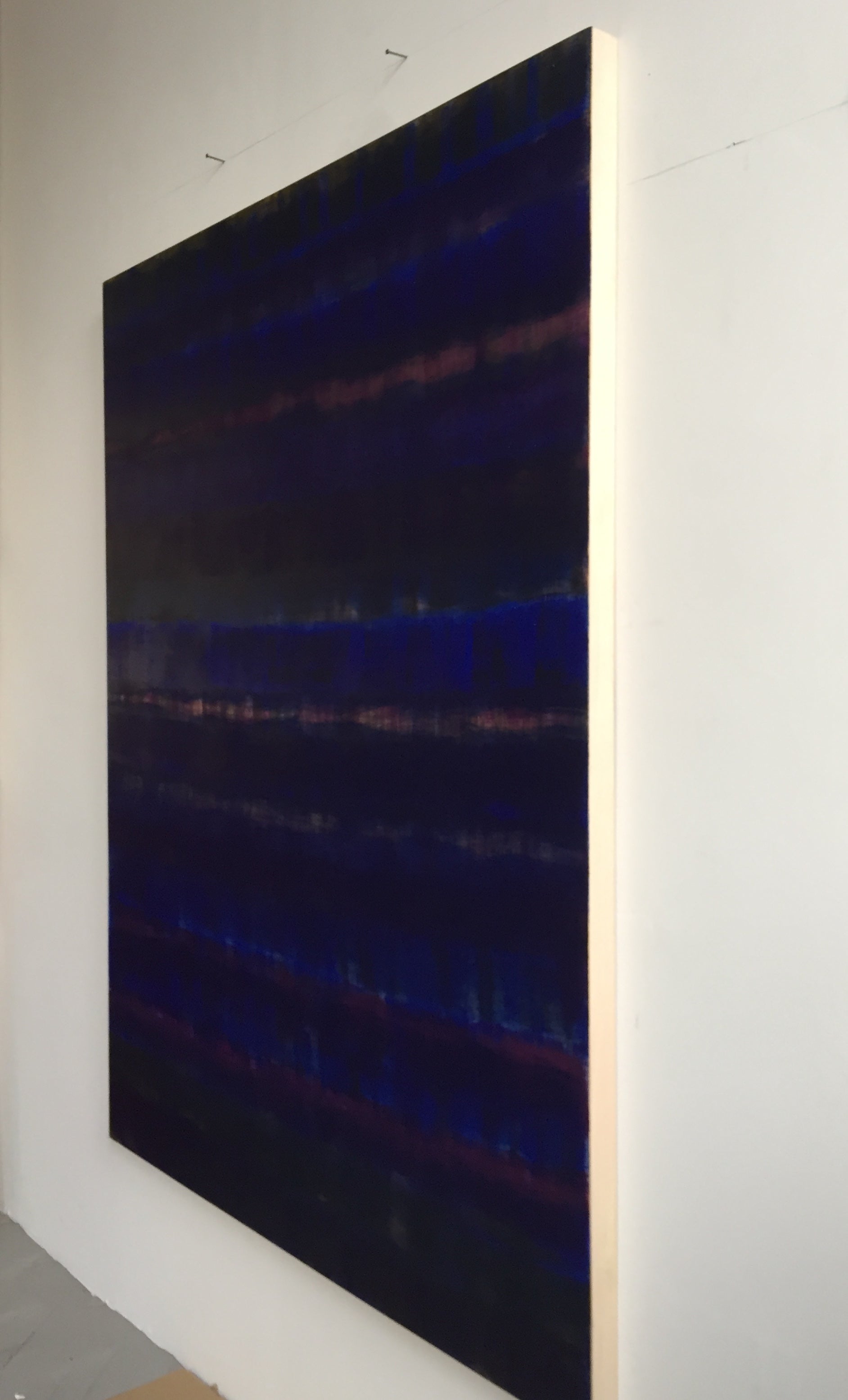 Artwork by Emily Berger, Elegy, Made of Oil on wood panel 