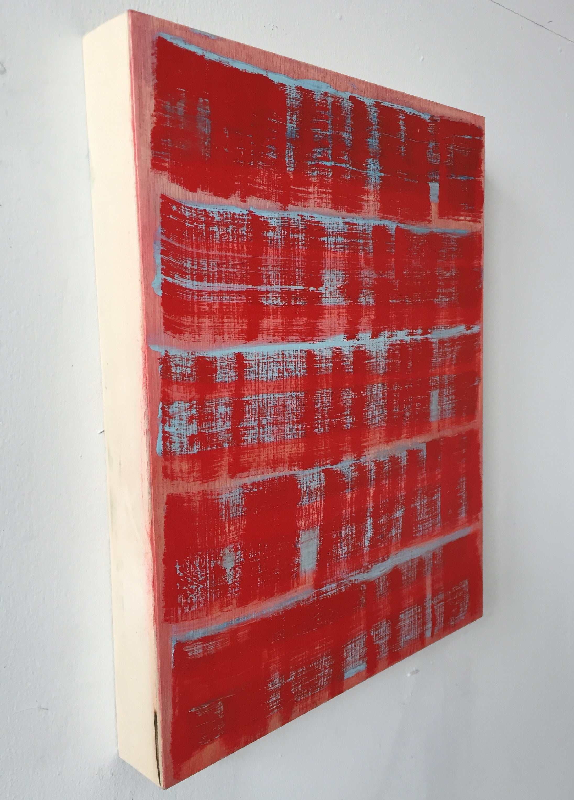 Artwork by Emily Berger, Hit it, Made of Oil on wood panel 