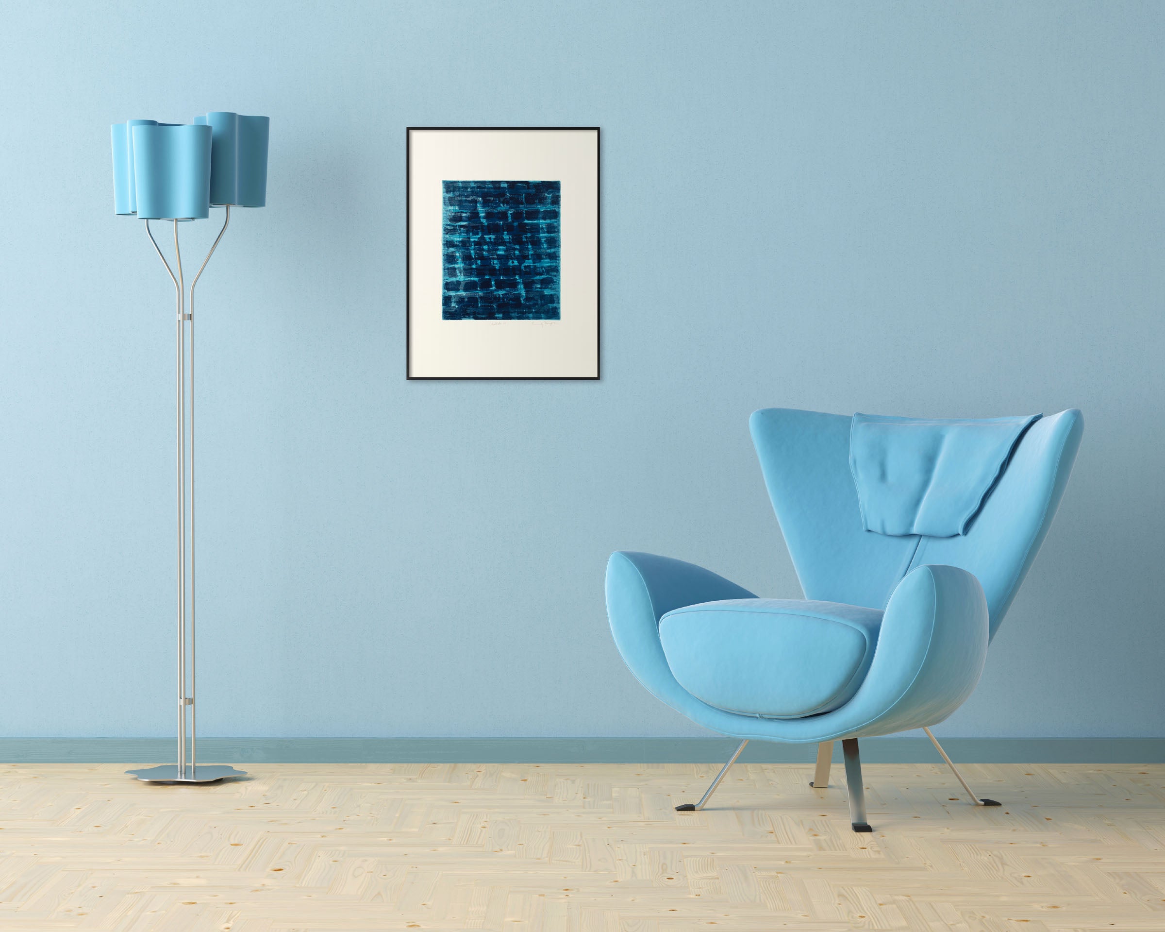 Artwork by Emily Berger, Rubato #10, Made of Monotype 