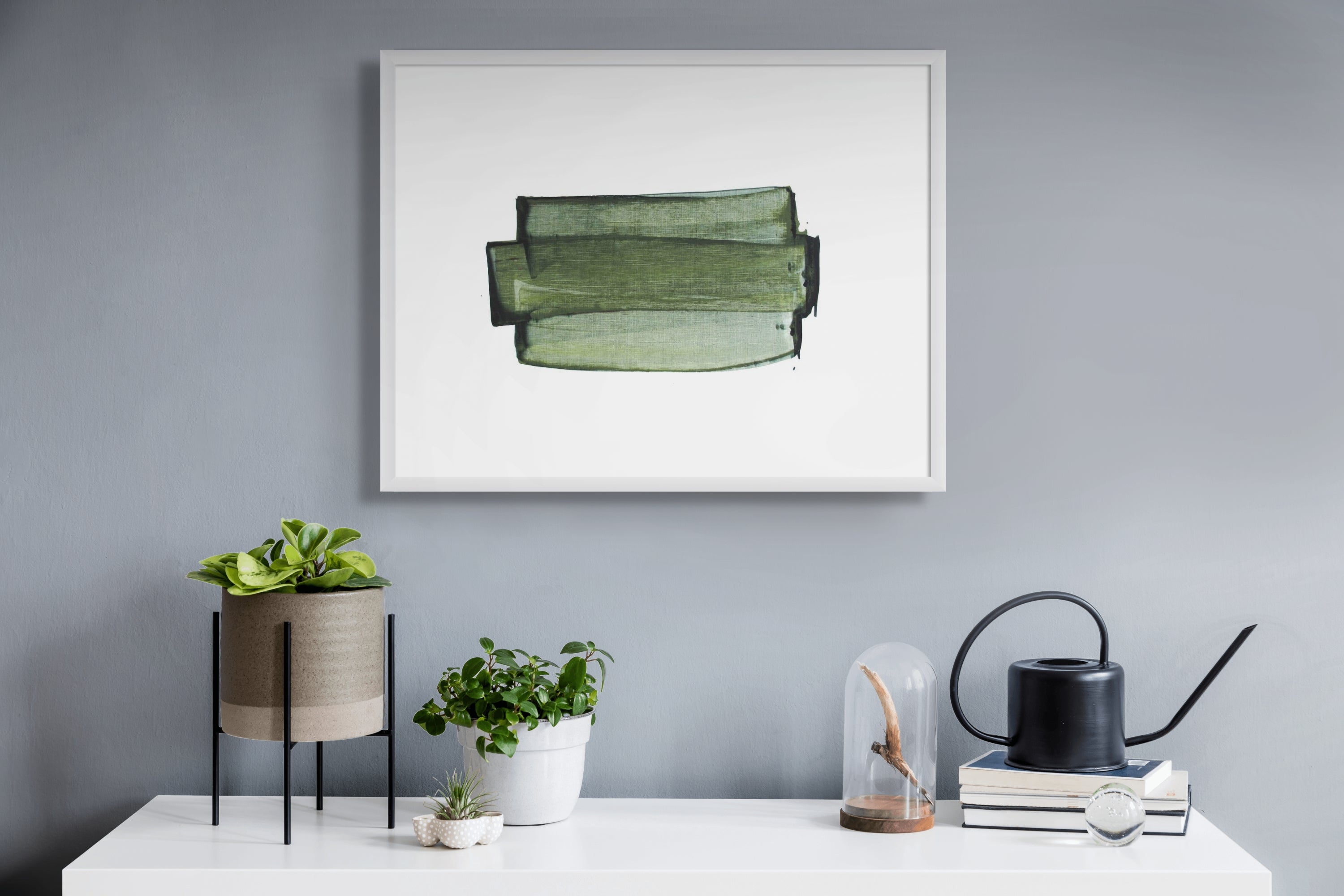 Artwork by Emma Godebska, Duo Triptych 03, Made of Acrylic on Hahnemühle paper 