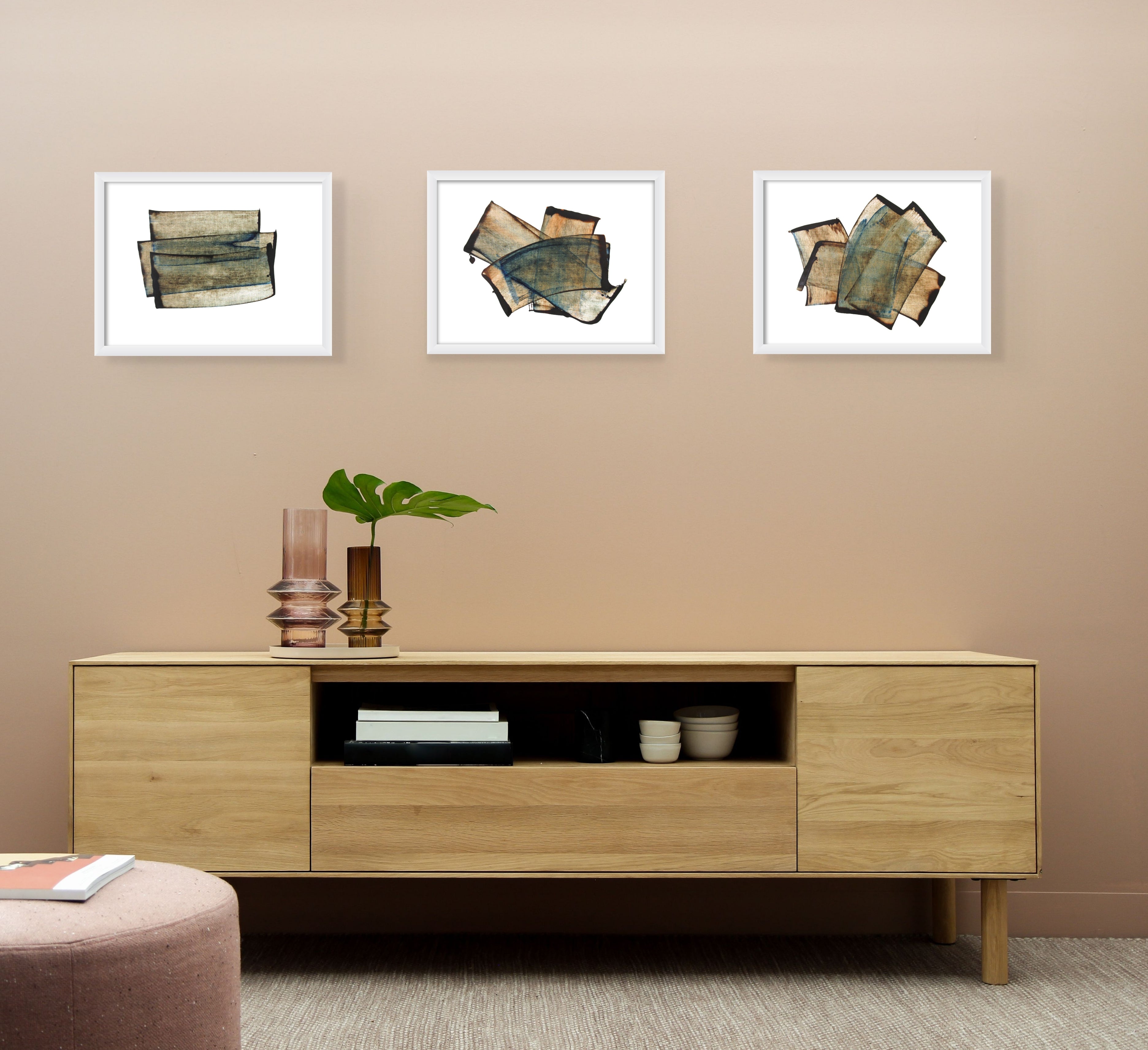 Artwork by Emma Godebska, In Between 12, Made of Acrylic on Hahnemühle paper 